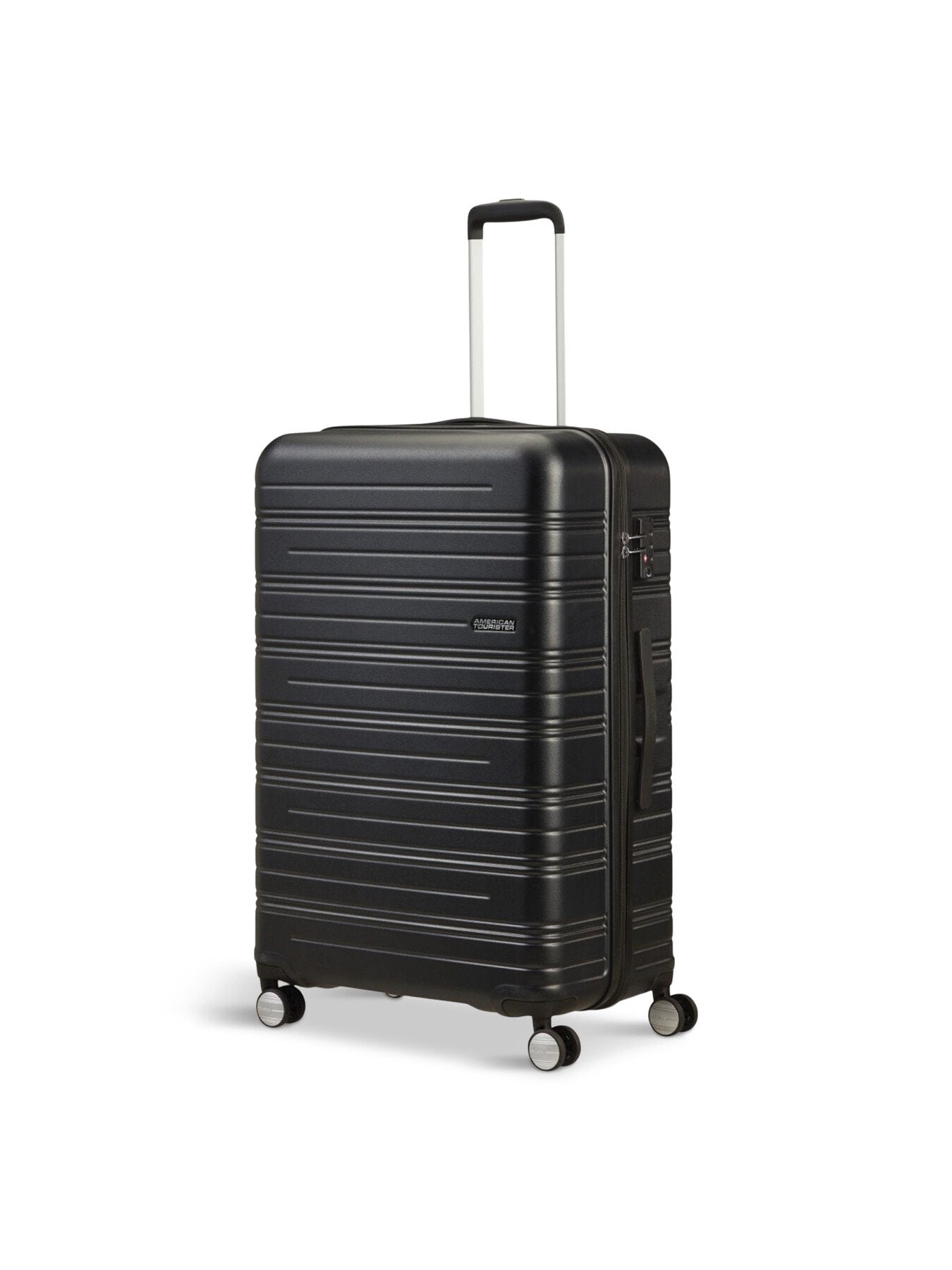 American Tourister High Turn Spinner 77cm Suitcase Matt Black