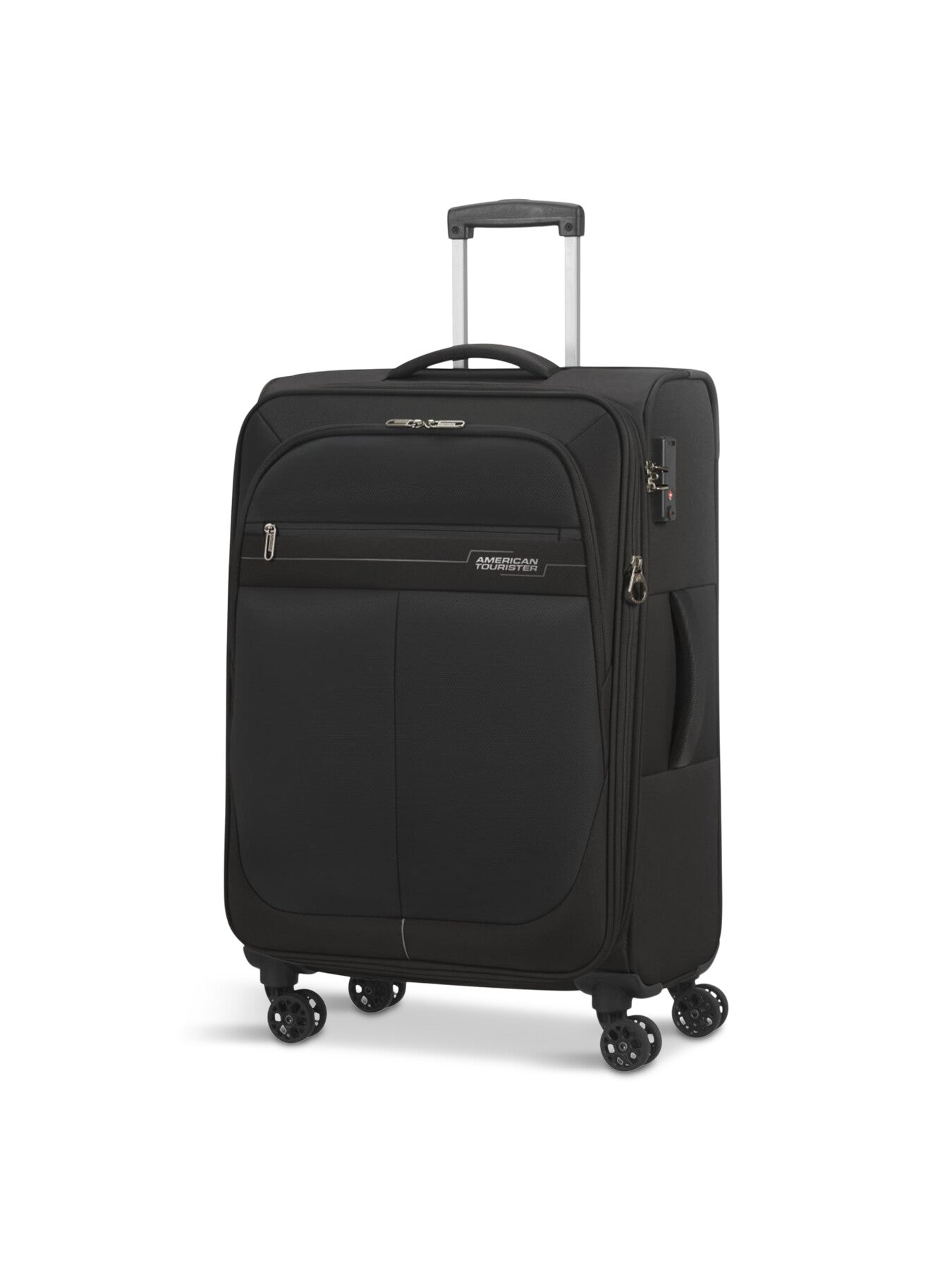 American Tourister Deep Dive Medium 68cm Suitcase Black Grey