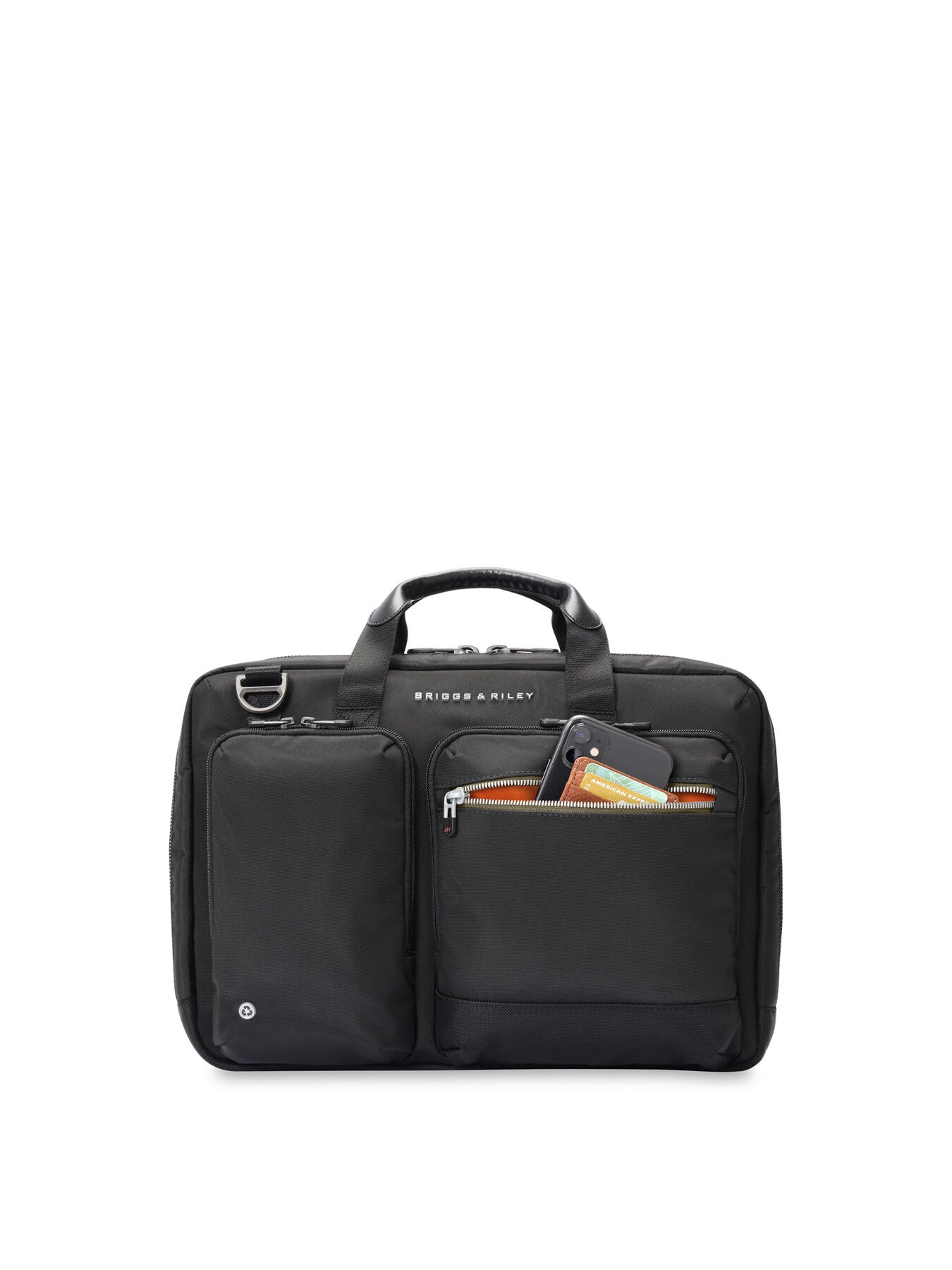 Briggs and Riley Medium Expandable Brief Black 40 cm