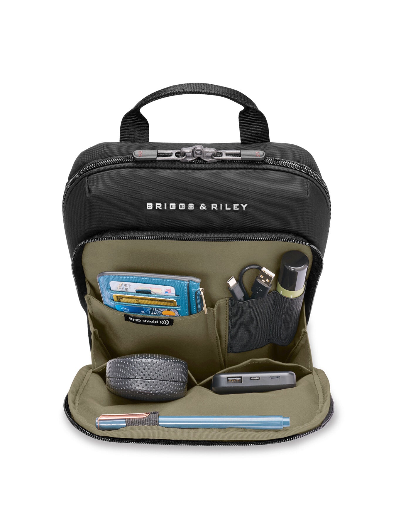 Briggs and Riley 30cm Crossbody Bag Black