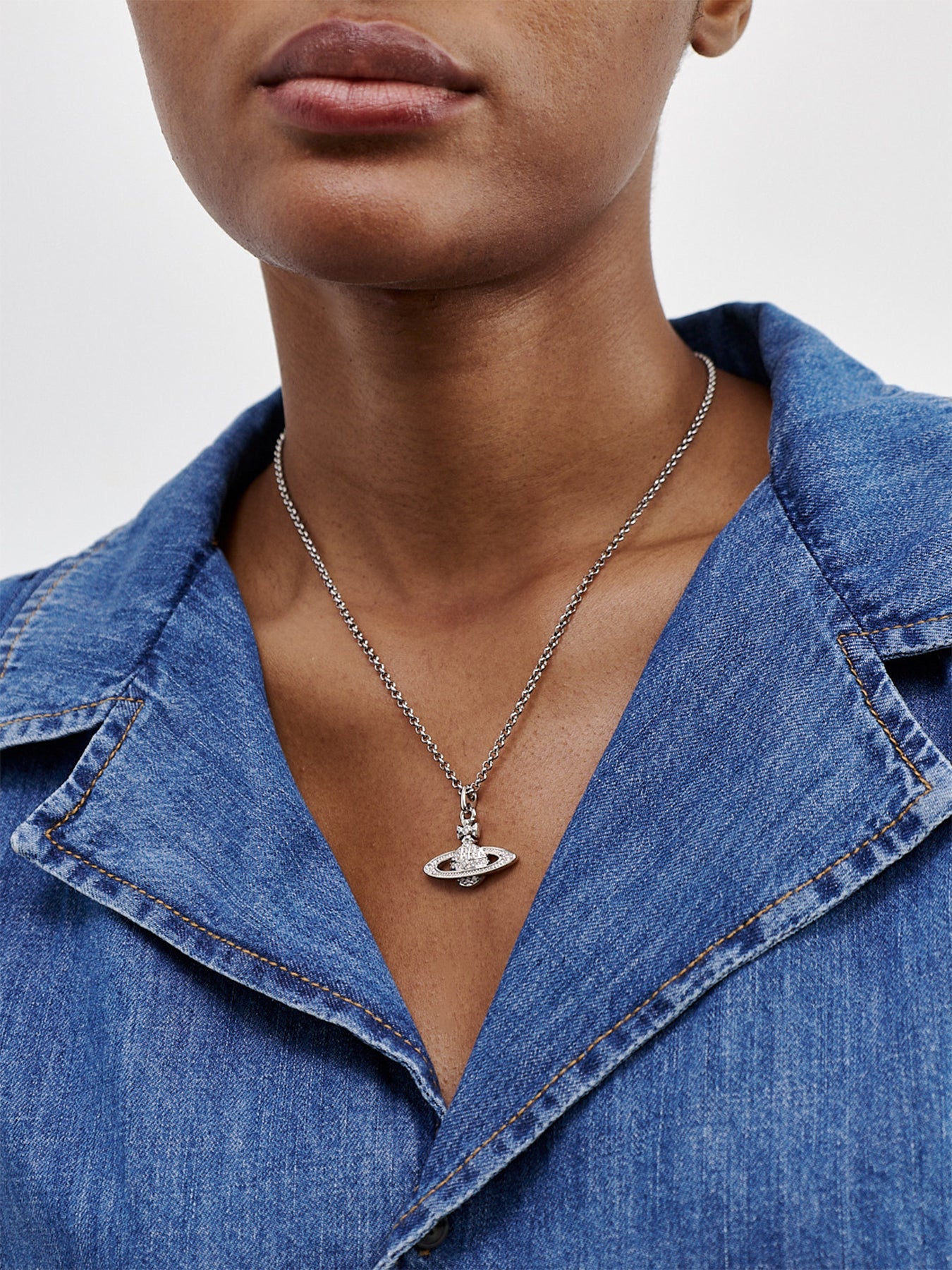 Mini Bas Relief Orb Pendant Necklace – Fenwick
