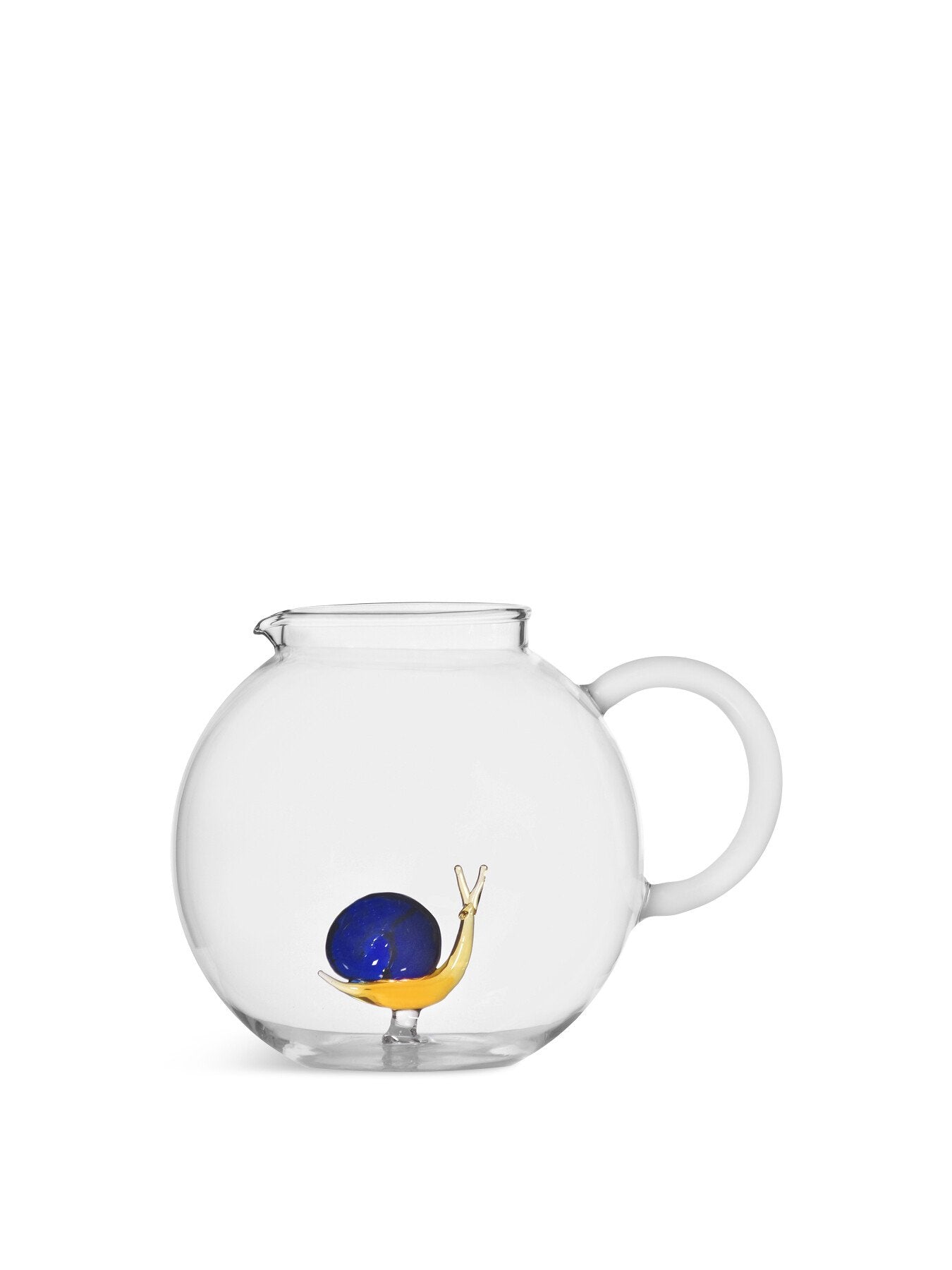 Animal Farm Glass Pitcher Snail