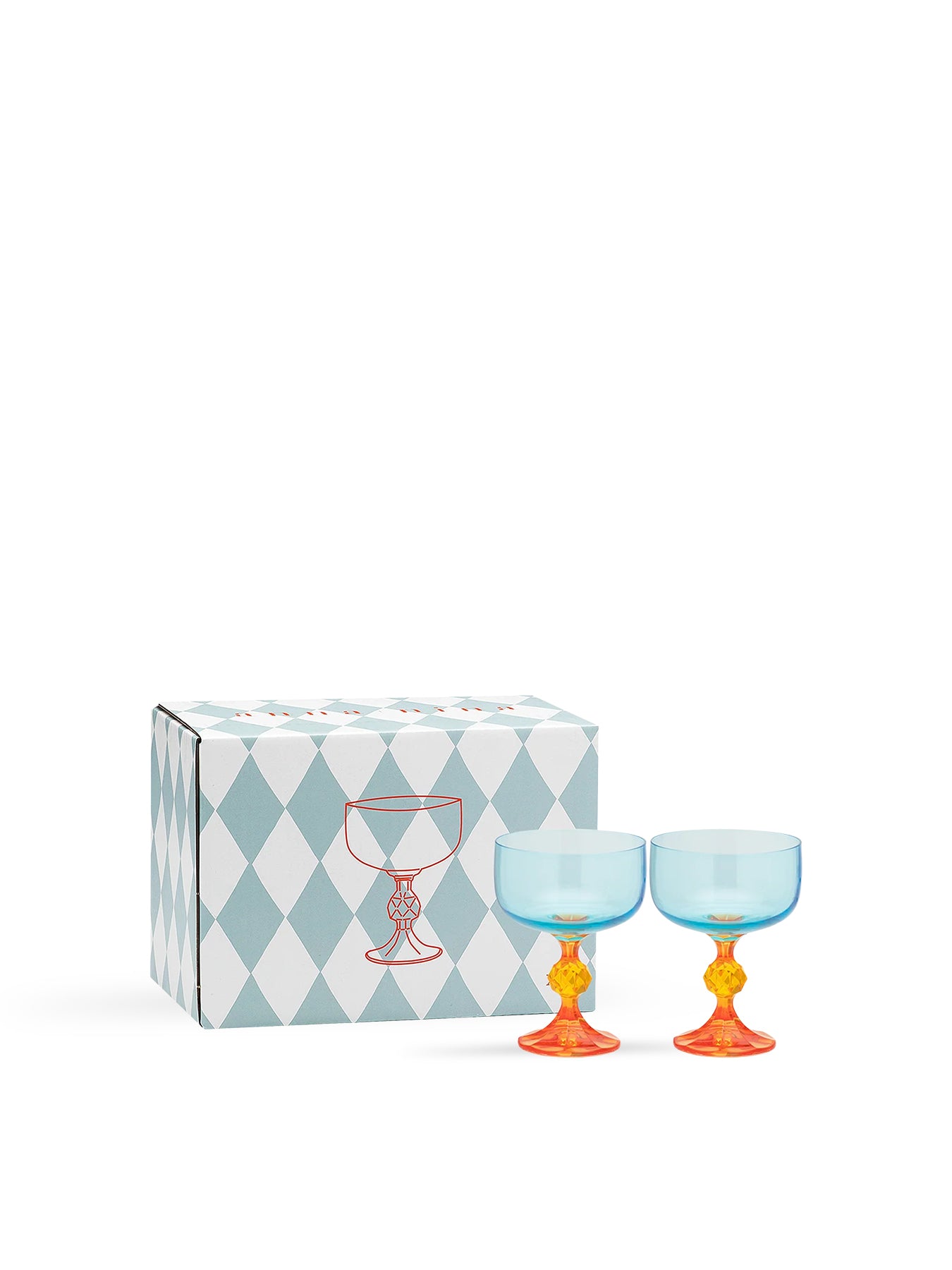 Paradise Cocktail Glasses Set of 2