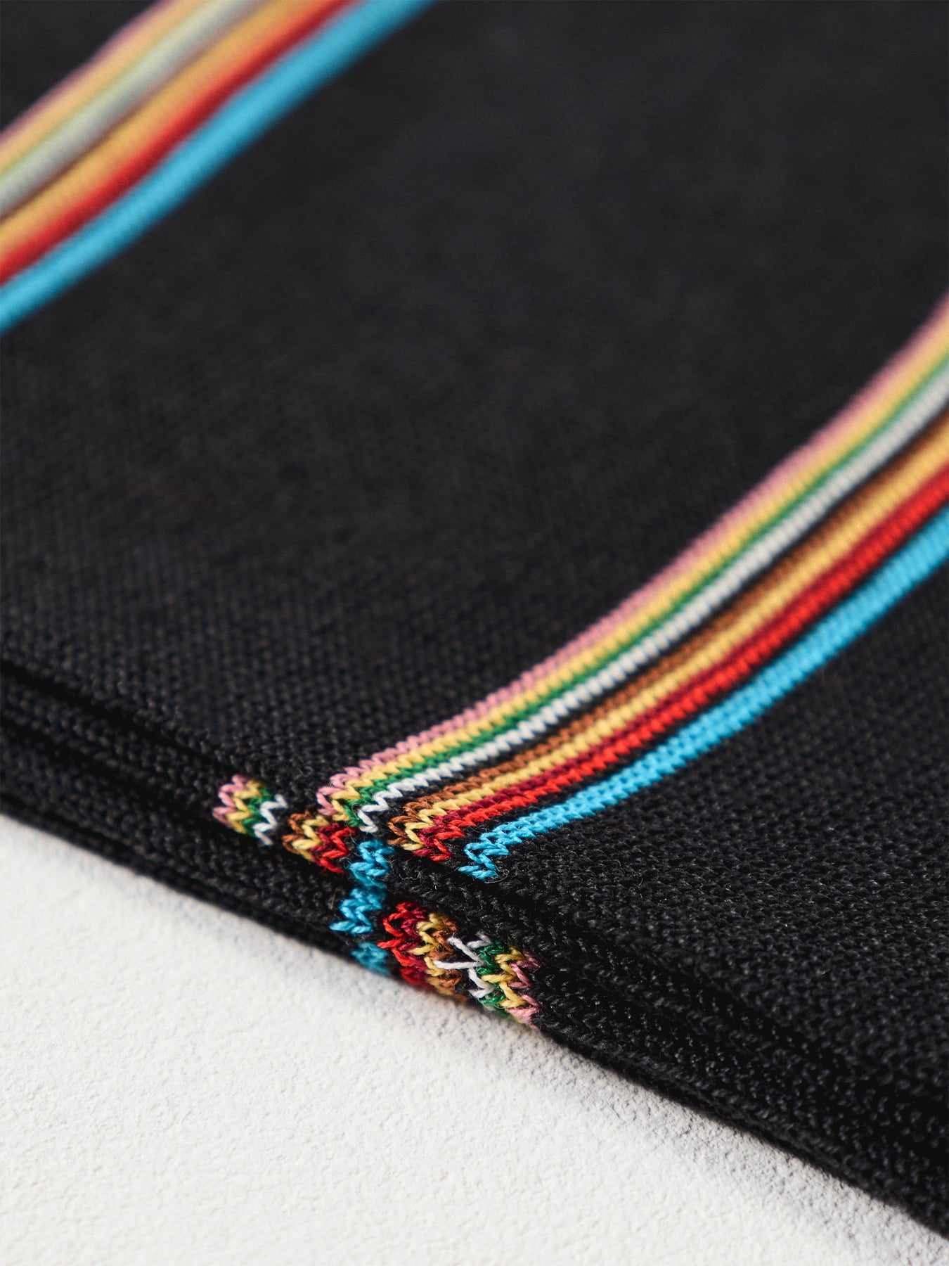 Signature Block Socks Black