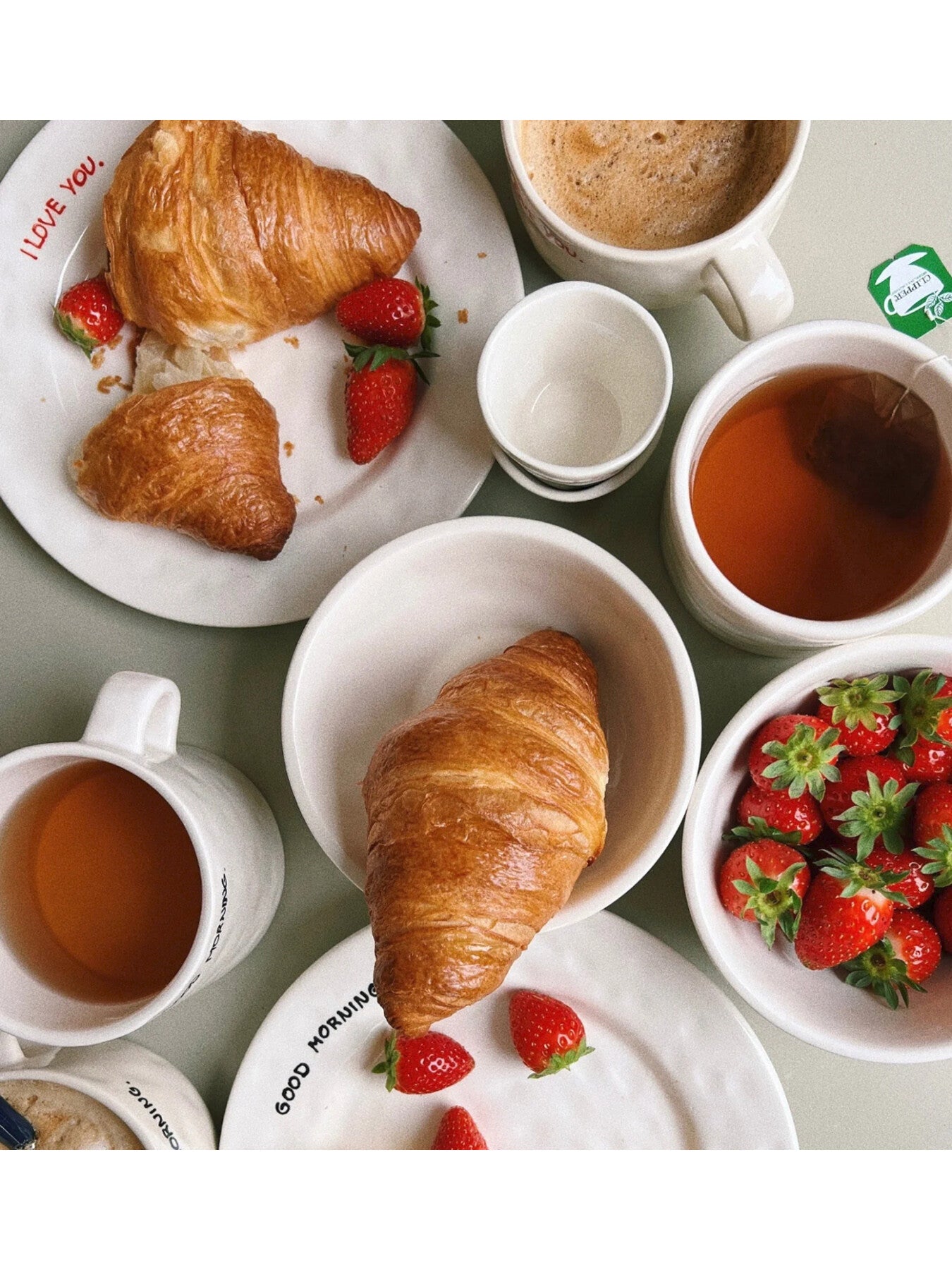 I Love You Breakfast Plate