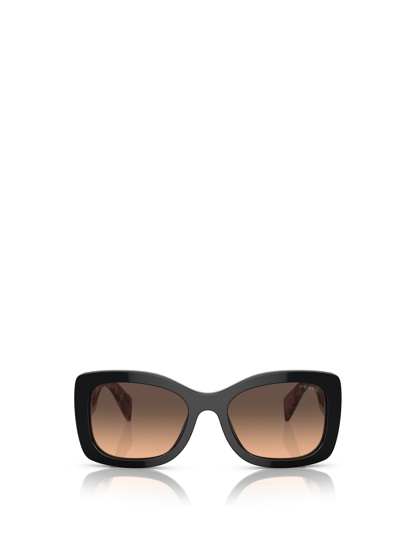 PR A08S Oversized Contrast Arm Acetate Sunglasses