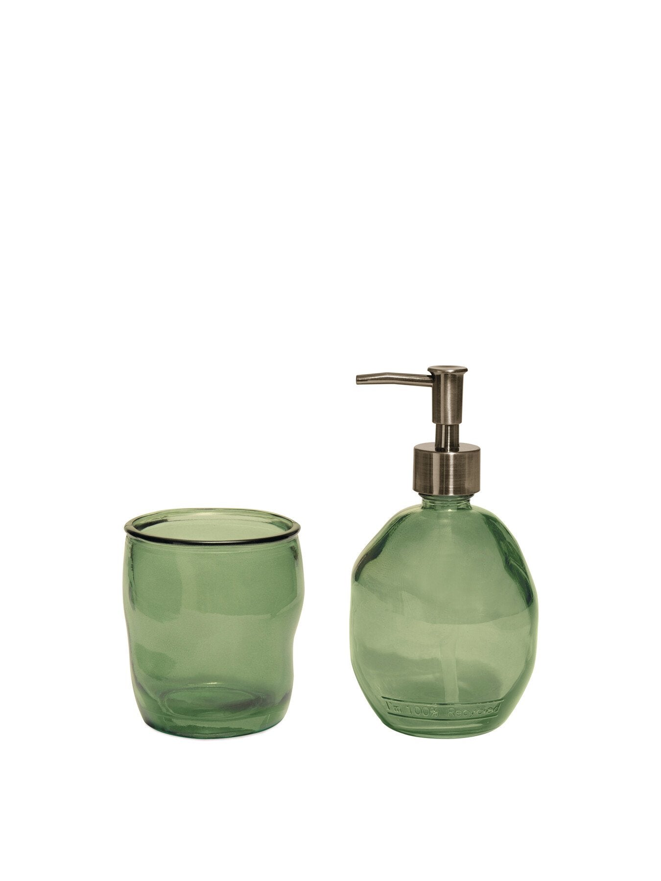 Crystal Green Toothbrush Holder