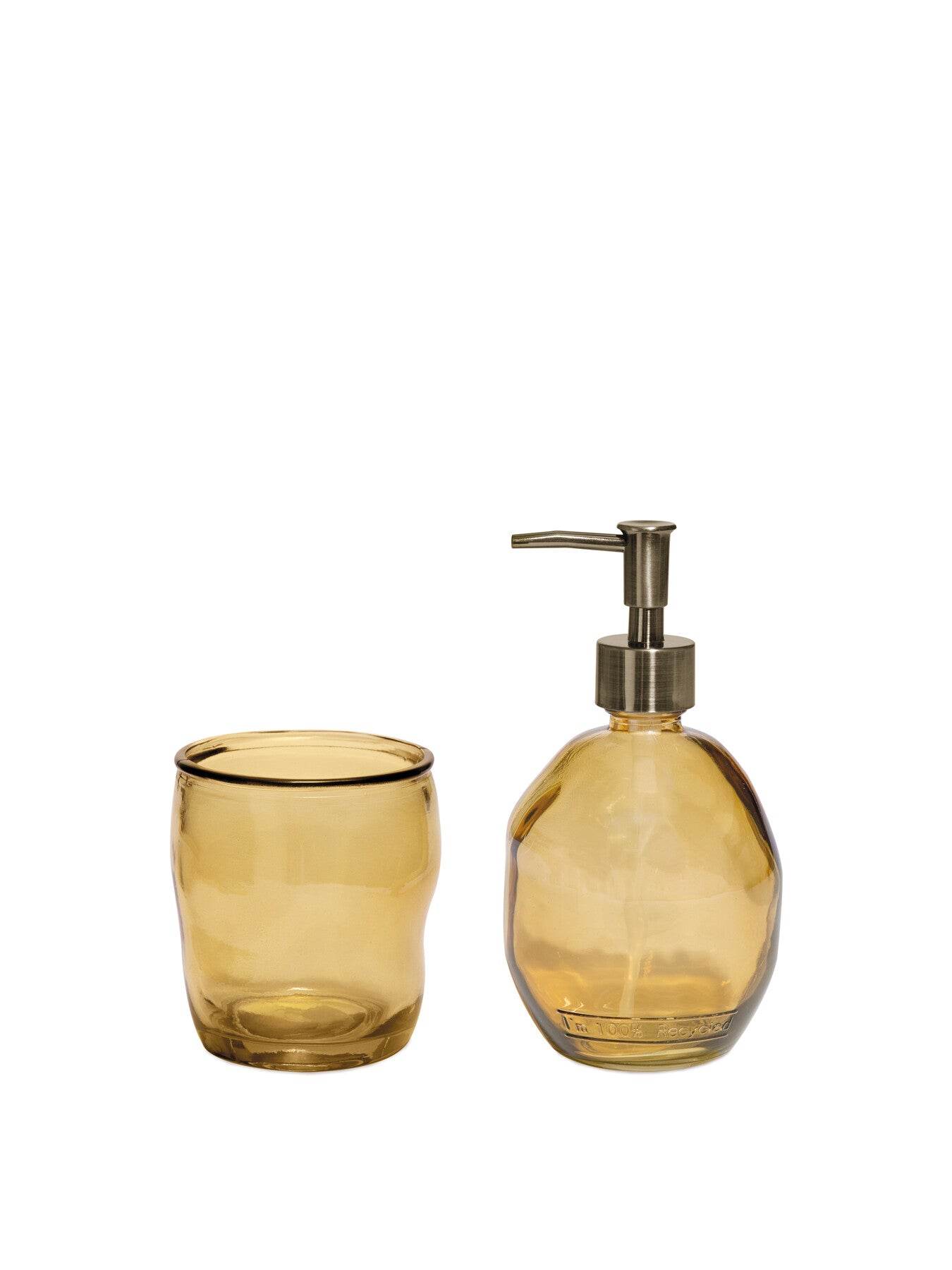 Crystal Yellow Toothbrush Holder