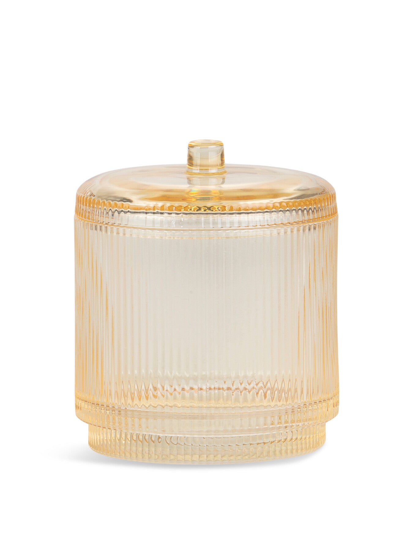 Decorative Yellow Glass Box