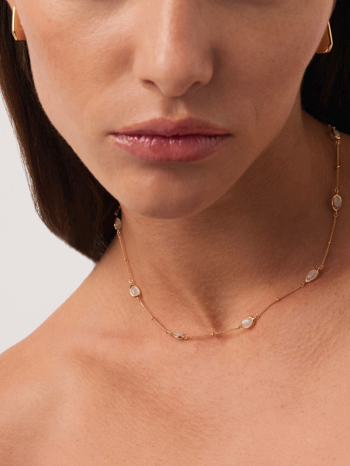 Magma Gemstone Charm Choker
