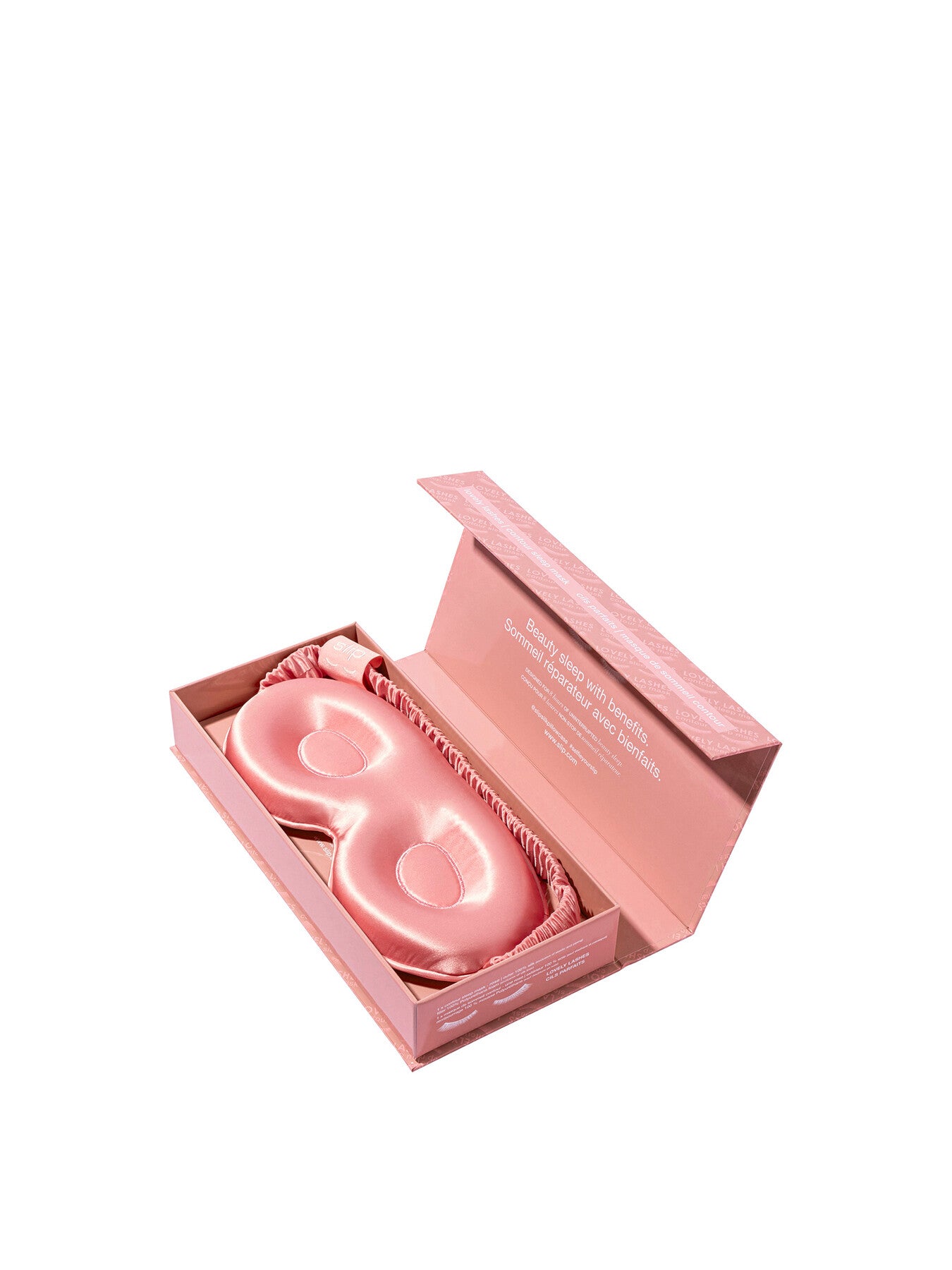 Rose Lovely Lashes Contour Silk Sleep Mask