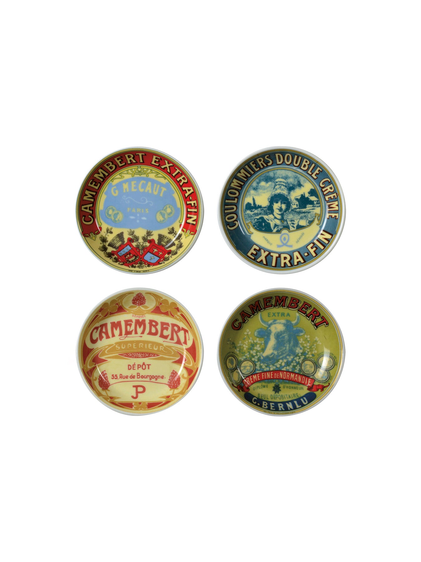 Set of 4 Classic Camembert Chutney Dishes