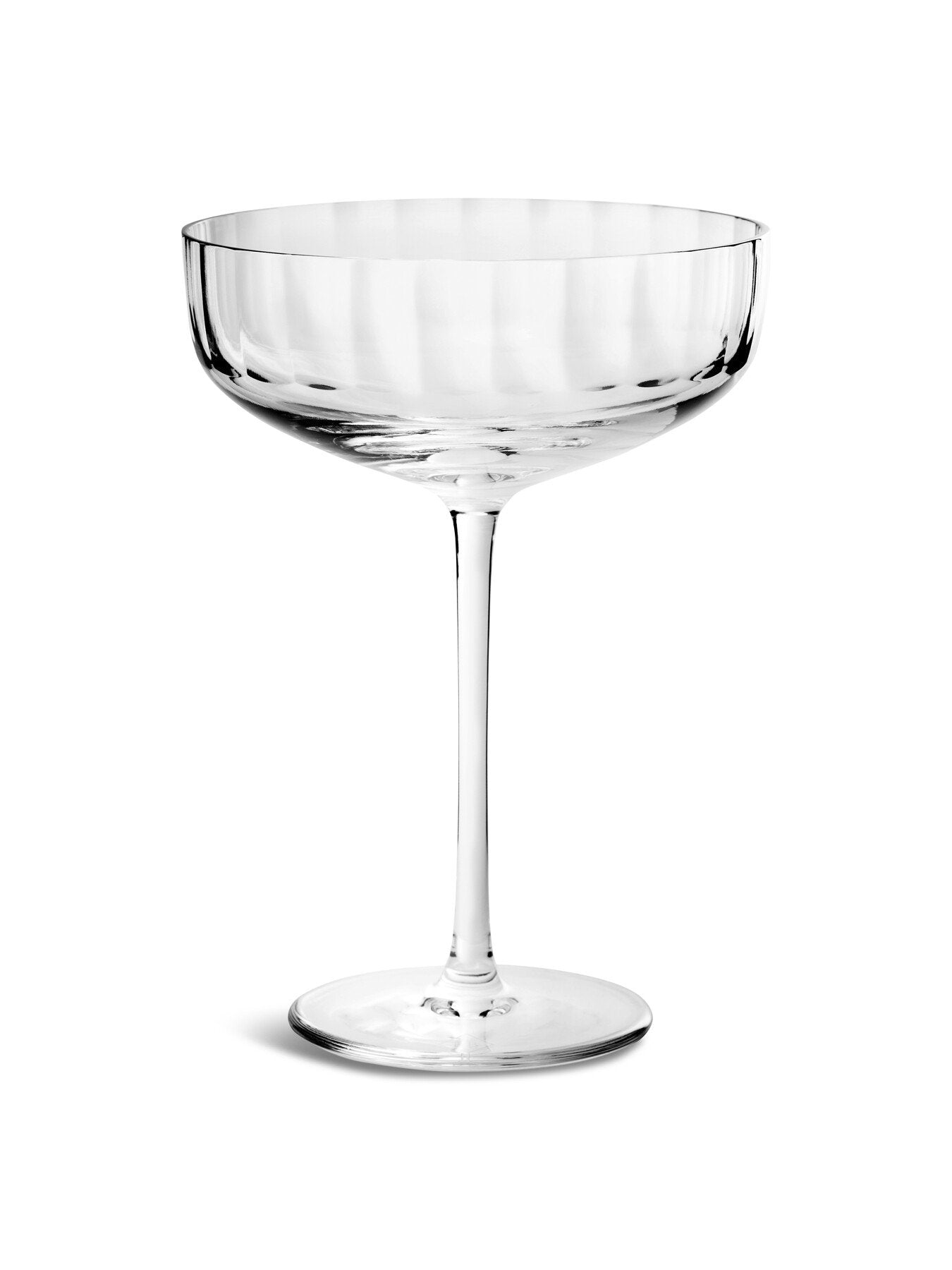 Large Fluted Coupe Glass