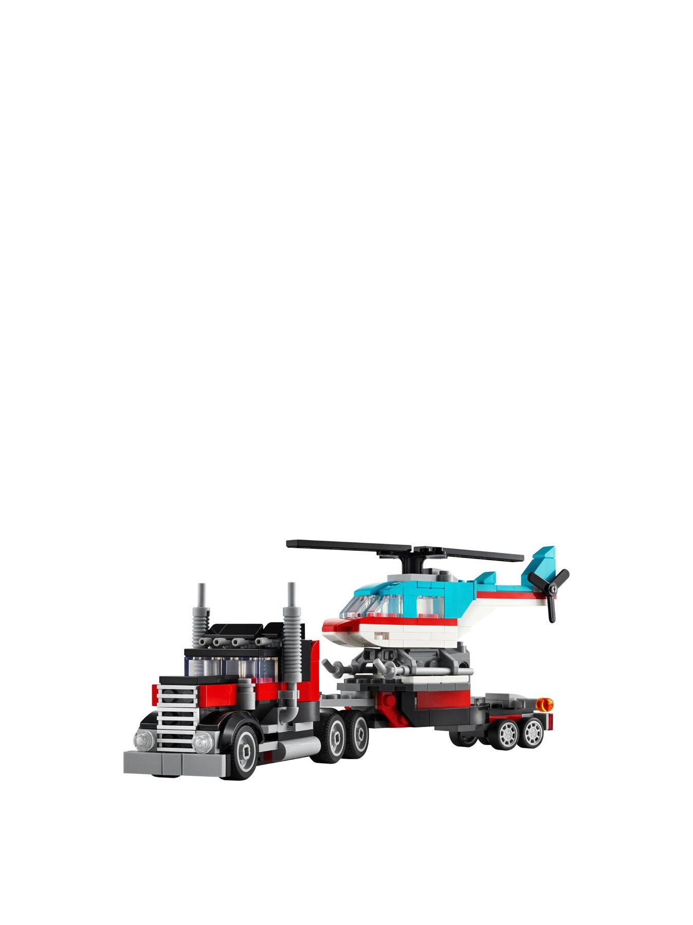 Flatbed Truck with Helicopter 31146