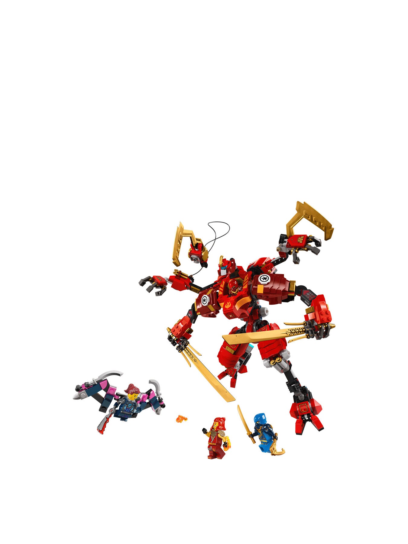 LEGO NINJAGO Kai’s Ninja Climber Mech Action Figure 71812