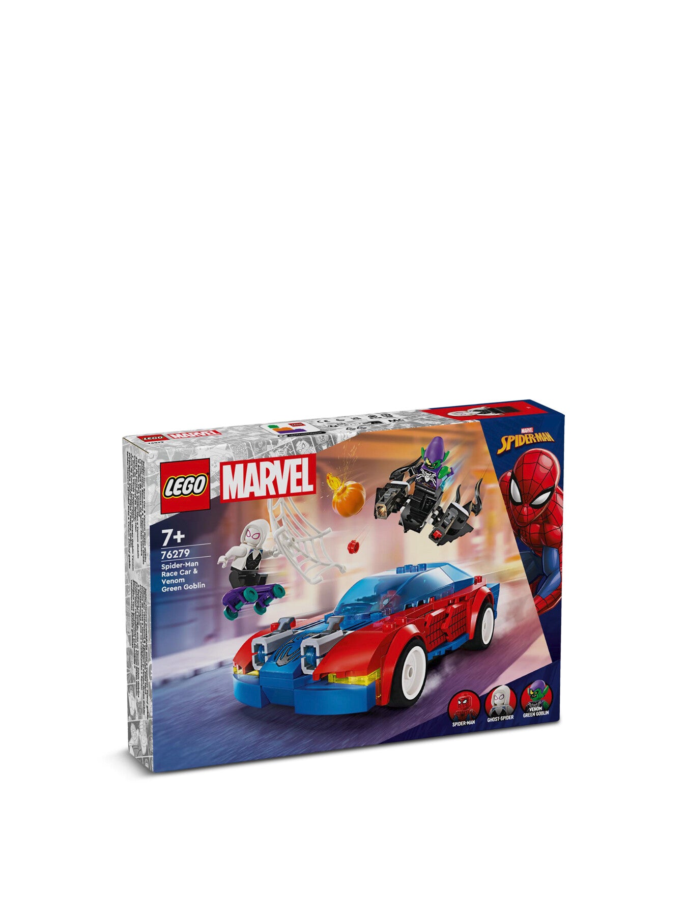 Spider-Man Race Car Venom Green Goblin 76279