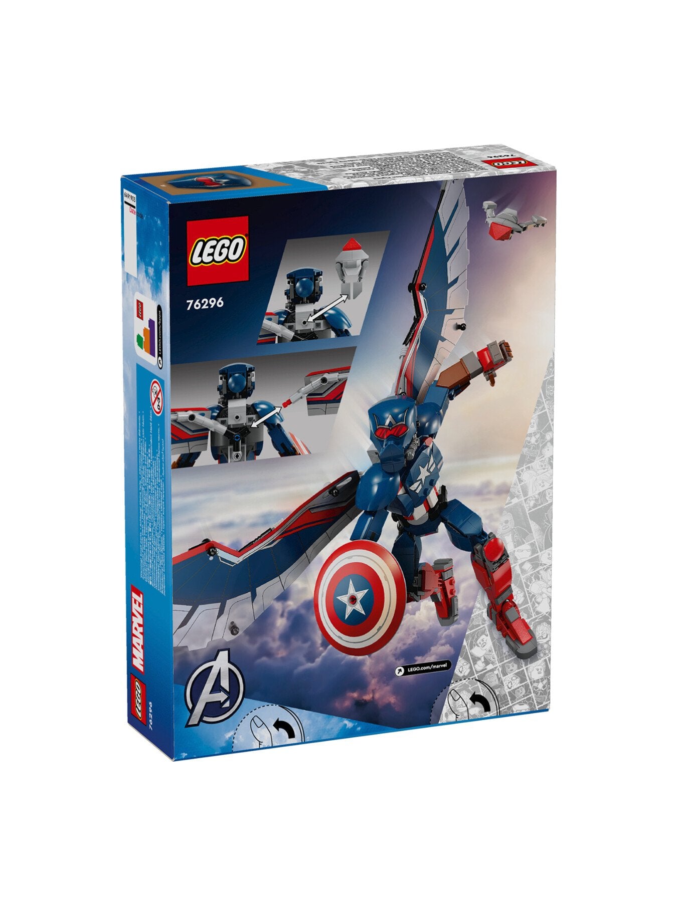 LEGO® New Captain America Construction Figure 76296