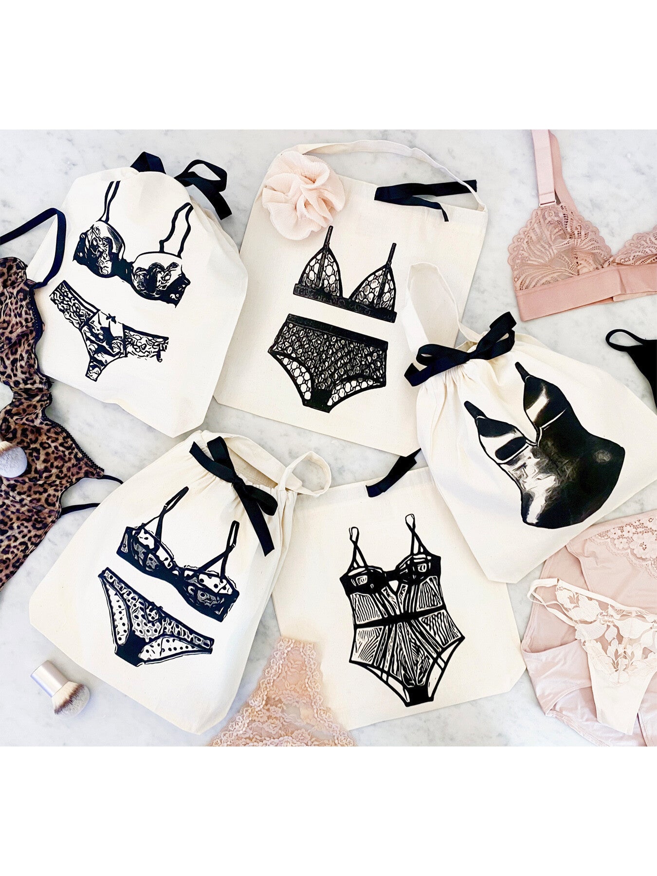 Lace Lingerie Travel Bag