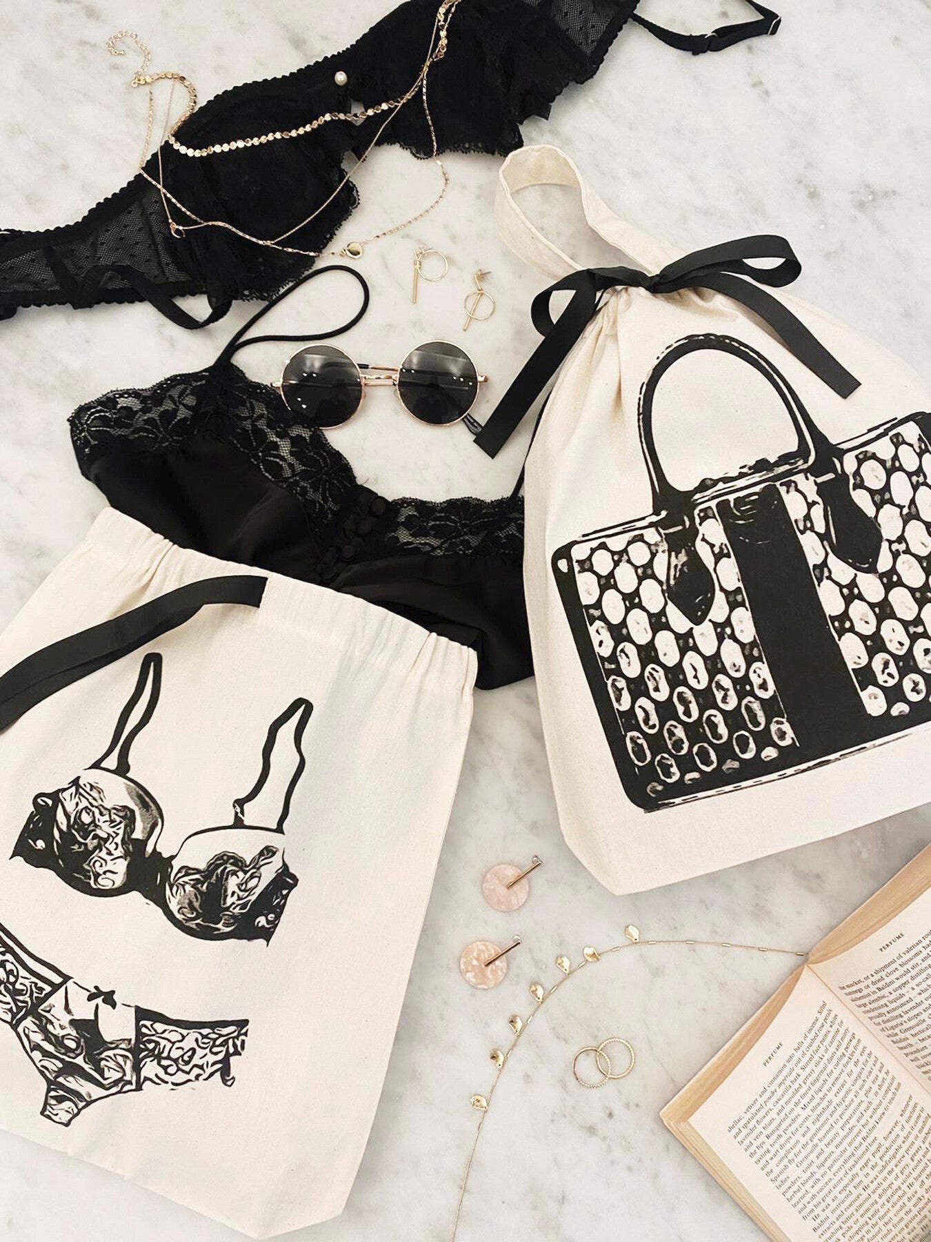 Lace Lingerie Travel Bag