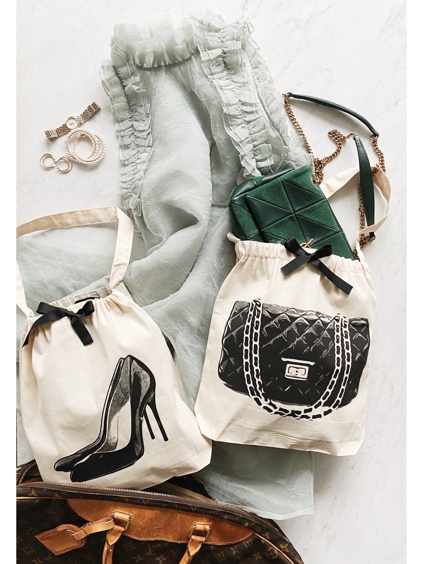 Quilted Handbags Travel Bag