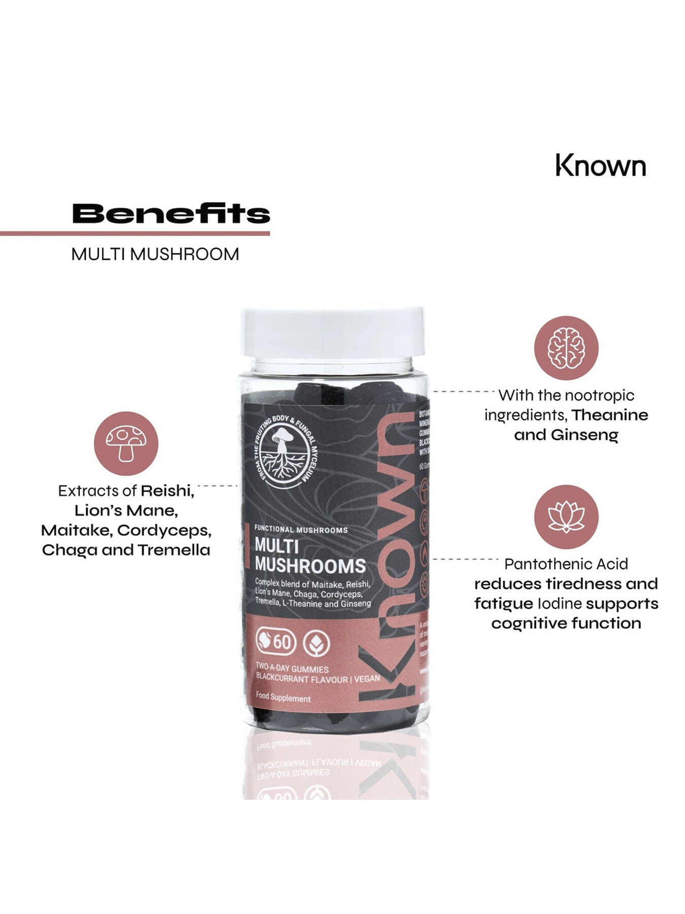 Mushroom Complex Vegan Gummies