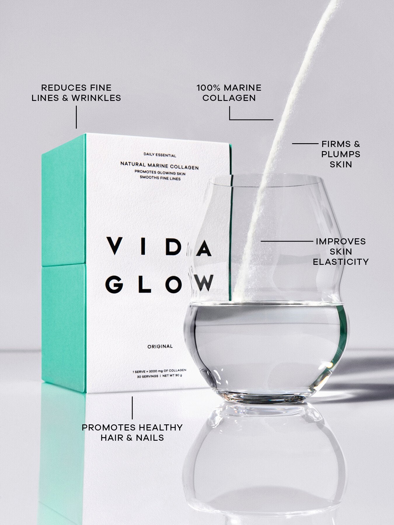 Natural Marine Collagen Sachets Original 90g