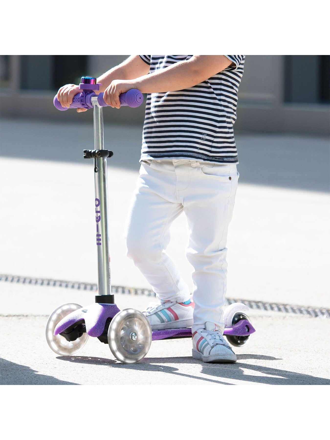 Mini Scooter Glitter Purple