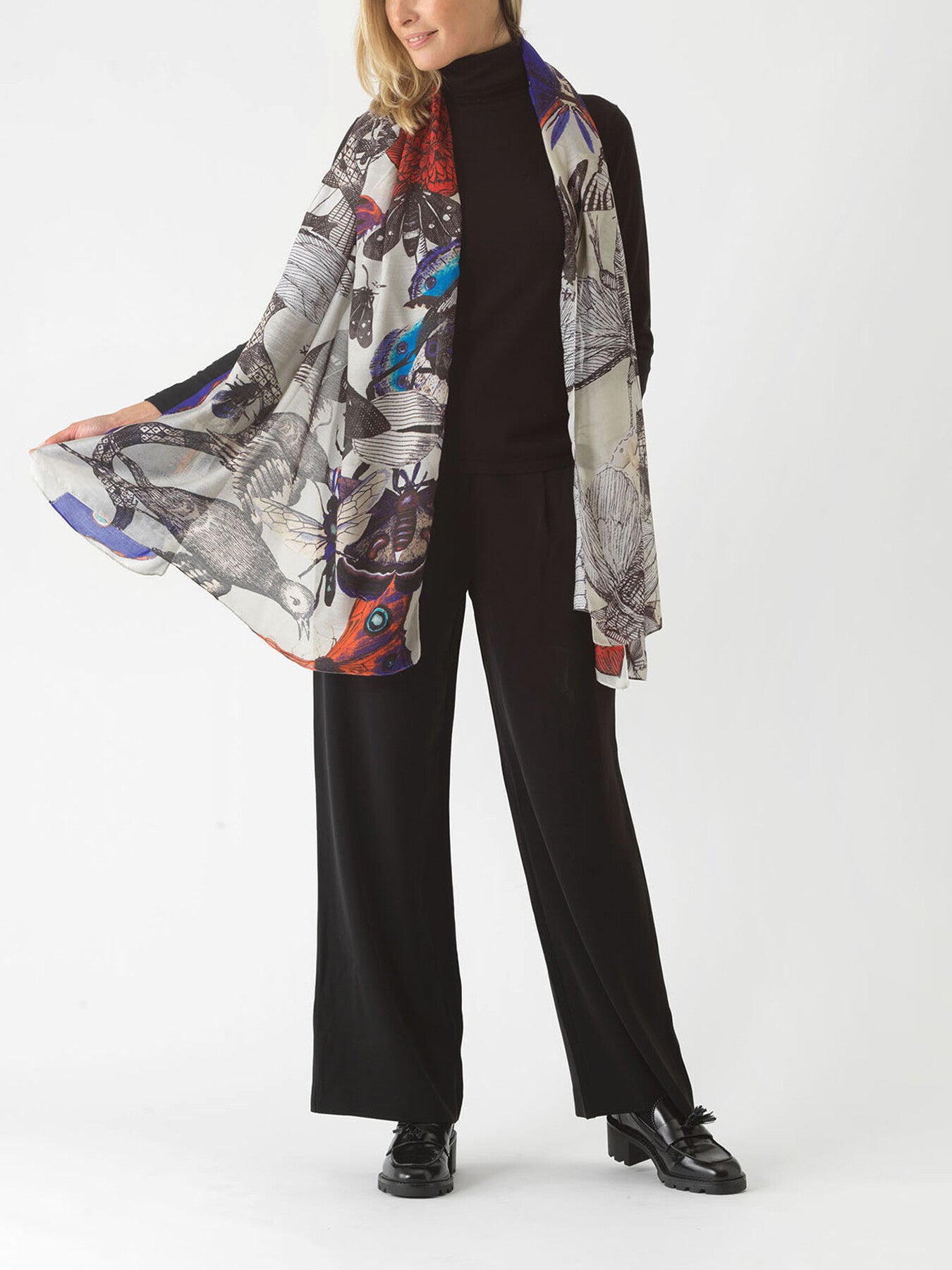 Butterflies Tencel Scarf