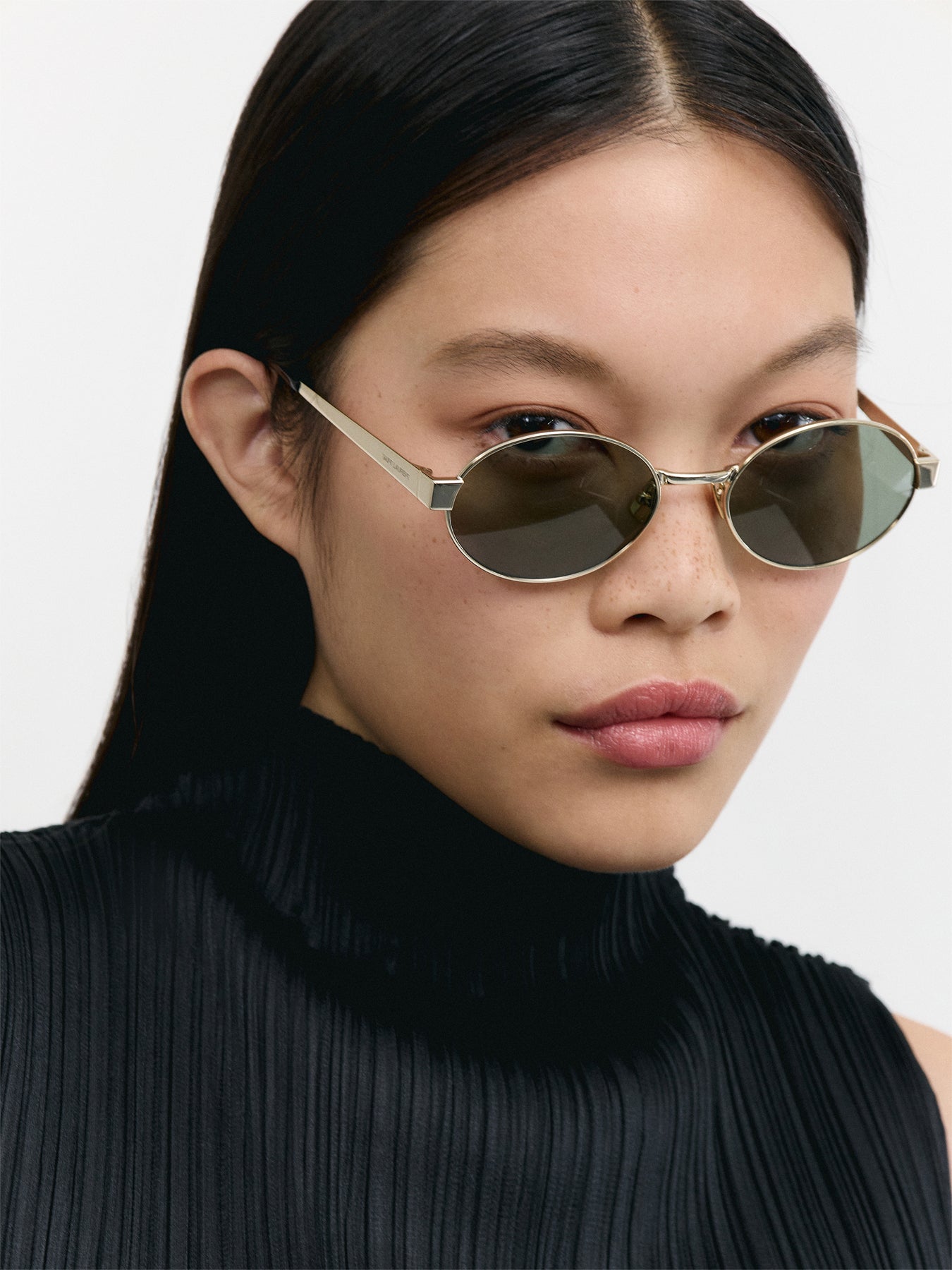 SL 692 Oval Metal Sunglasses