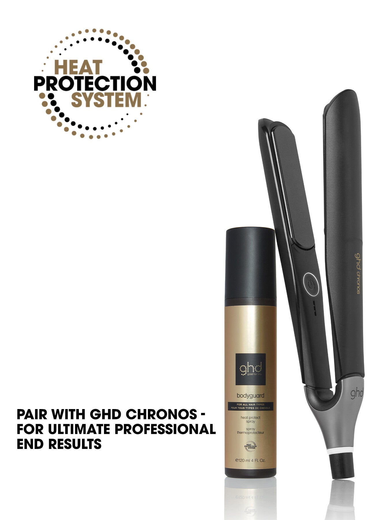 Chronos Hair Straightener Black