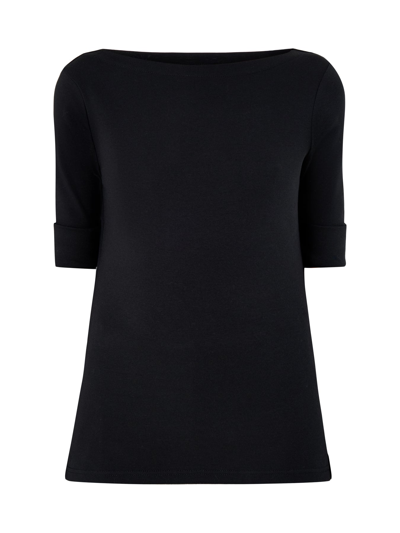 Judy Elbow Sleeve Knit Black