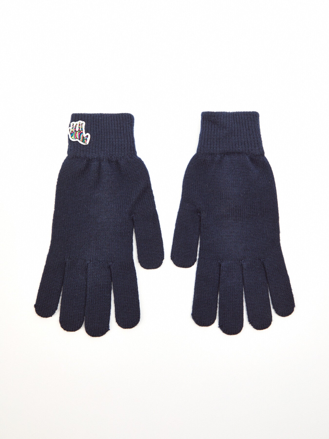 Zebra Logo Wool Gloves