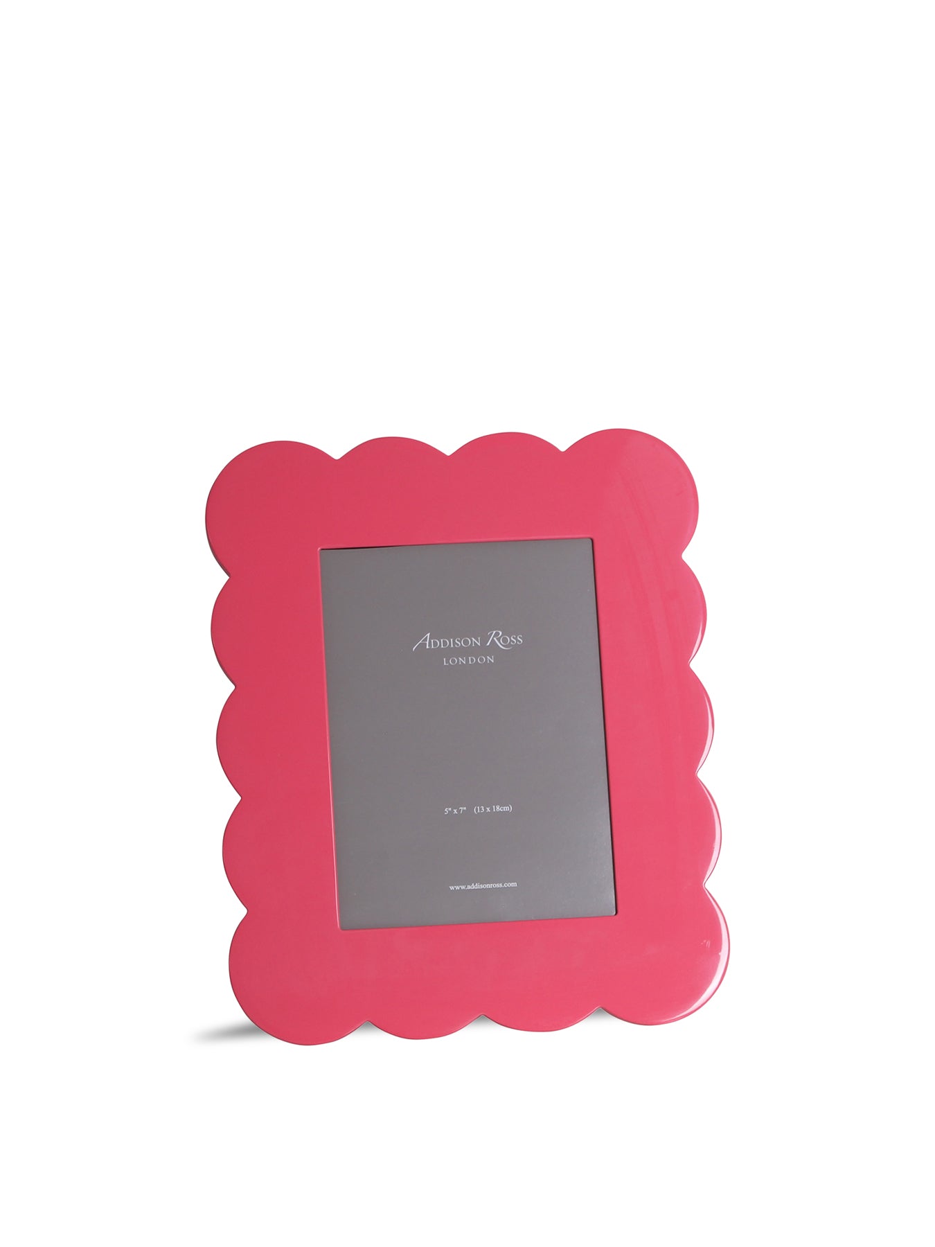 Scalloped 5x7 Photo Frame Pink