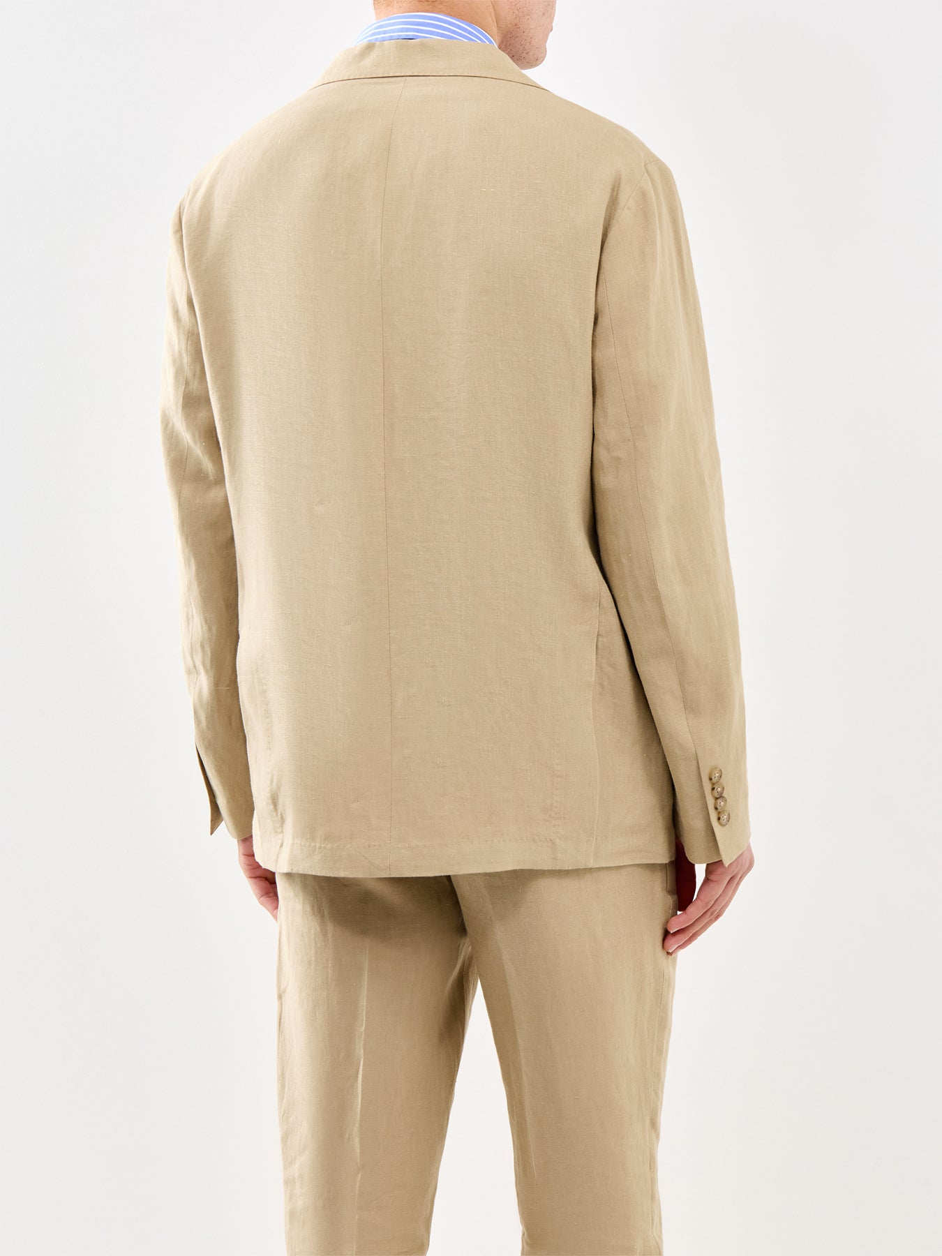 Linen Suit Jacket Beige