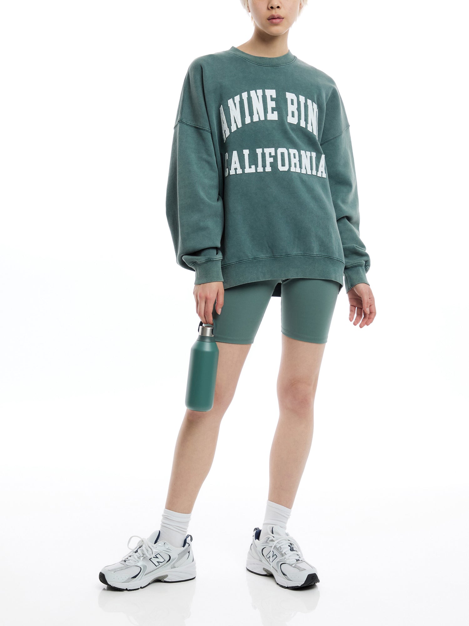 AB SWTSHRT MILES ANINE BING - WASHED DARK SAGE