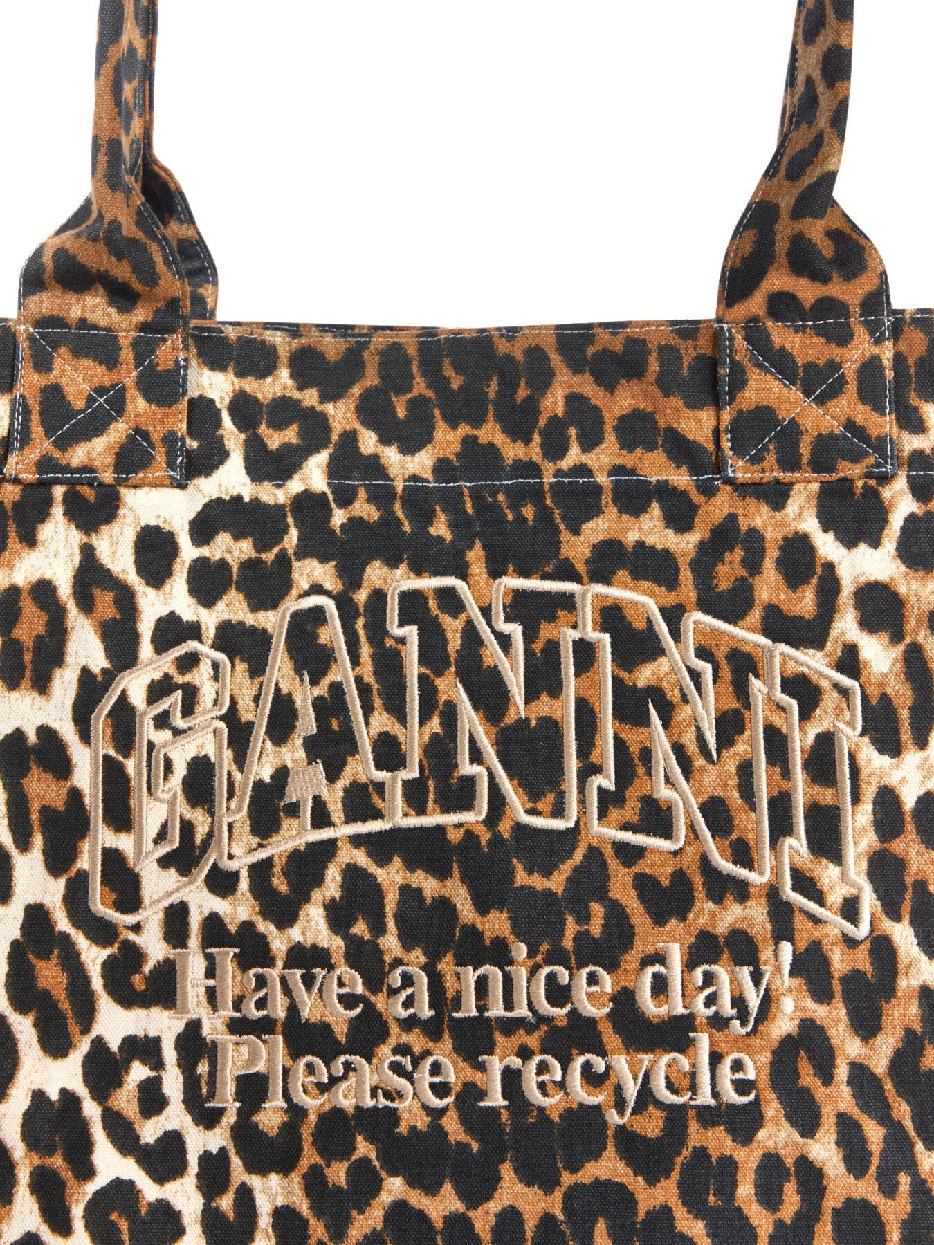 Large Easy Shopper Bag Leopard Print