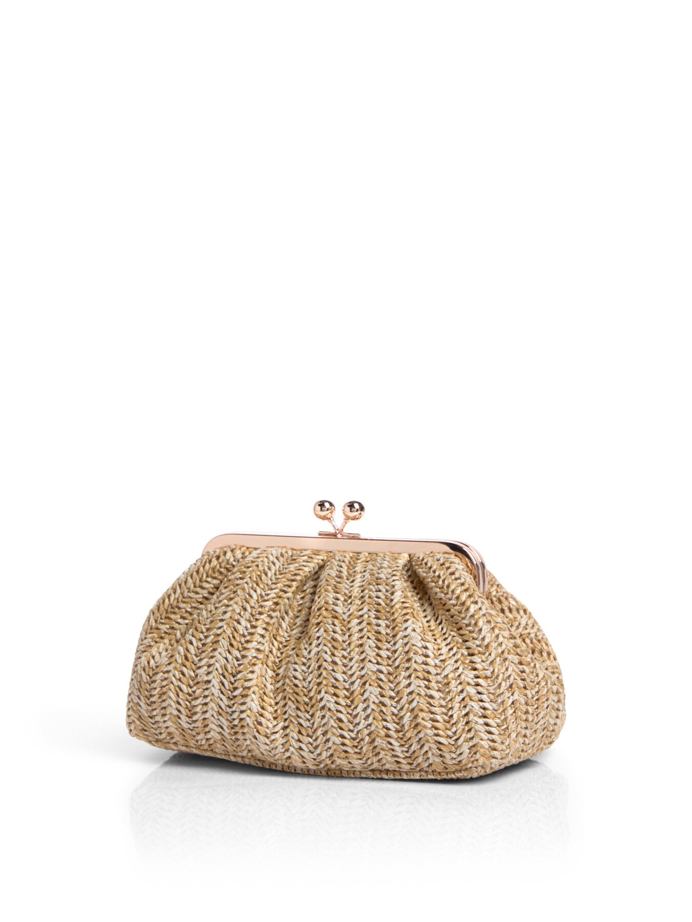 Top Clip Small Clutch with Chain