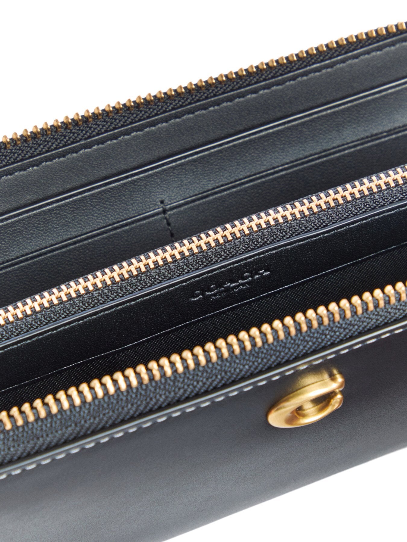 Slim Accordion Zip Wallet
