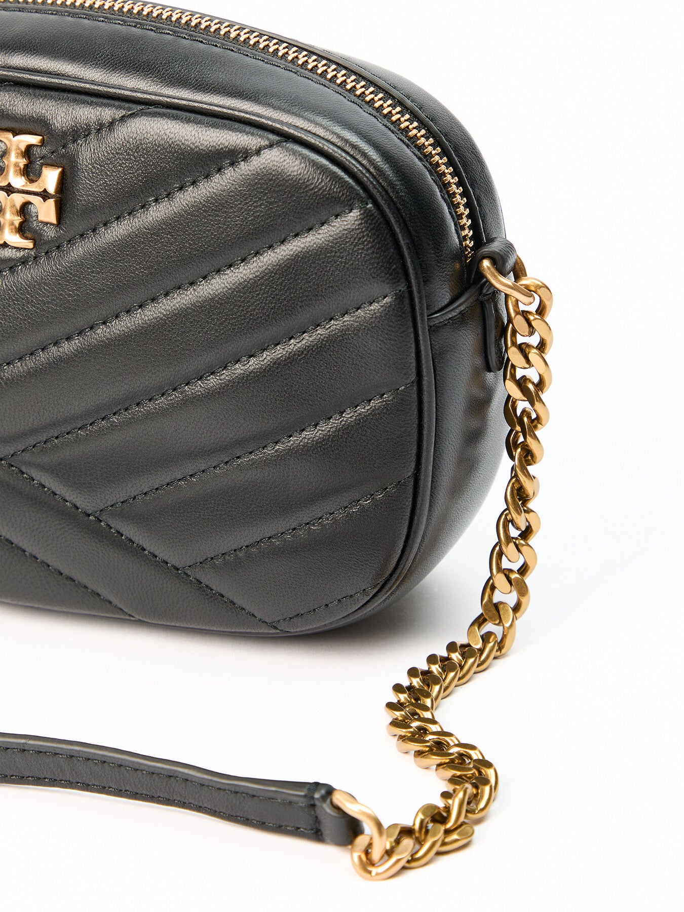 Kira Chevron Camera Bag Black
