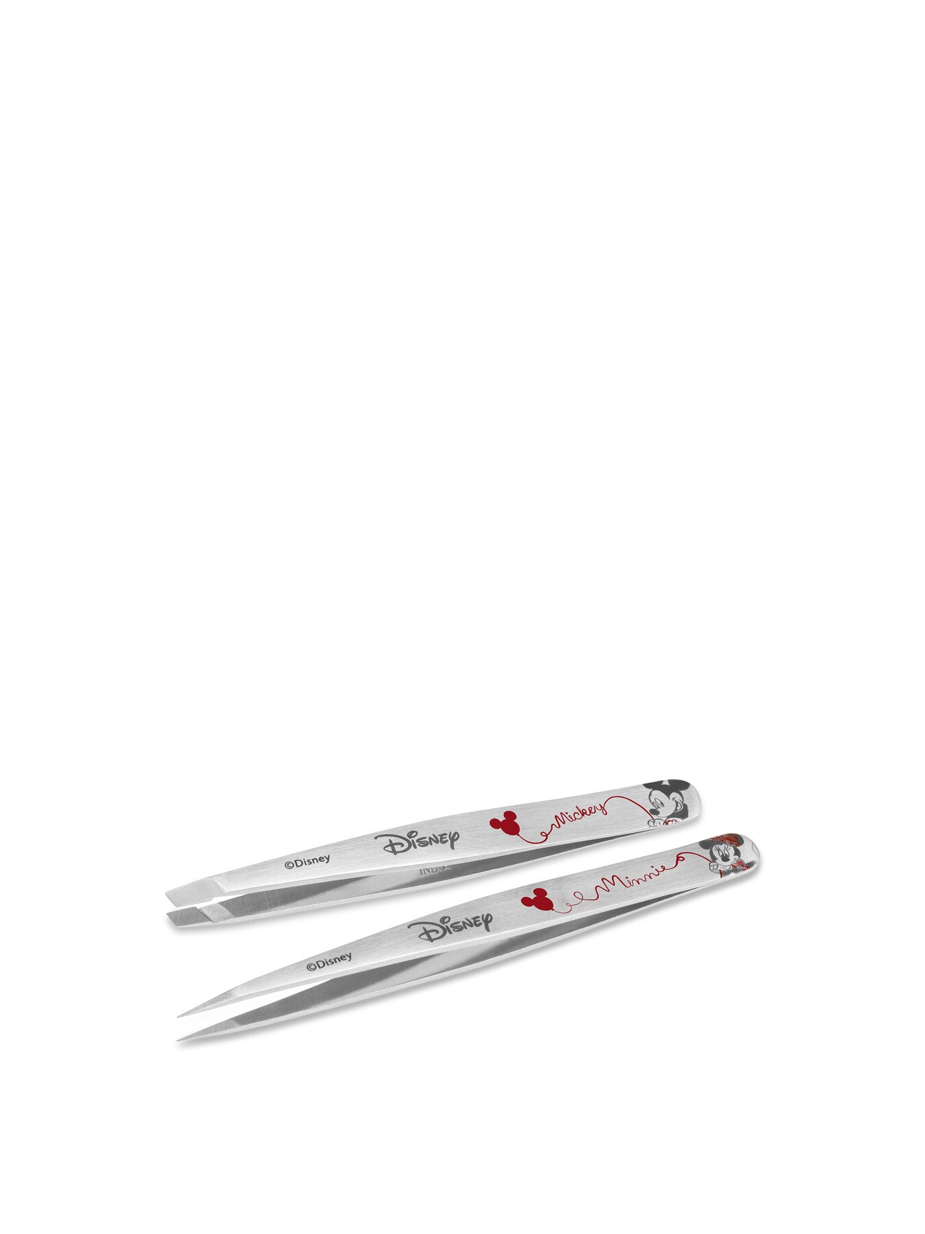 Disneys Mickey Mouse and Minnie Mouse Forever in Love Petite Tweezer Set