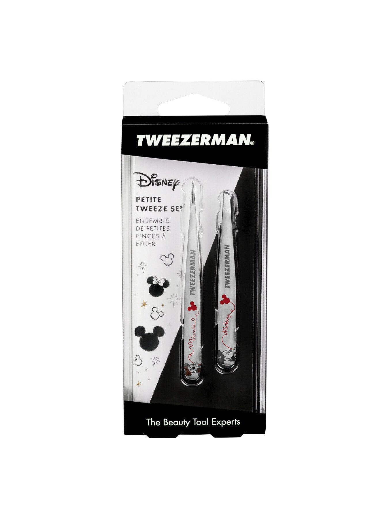 Disneys Mickey Mouse and Minnie Mouse Forever in Love Petite Tweezer Set