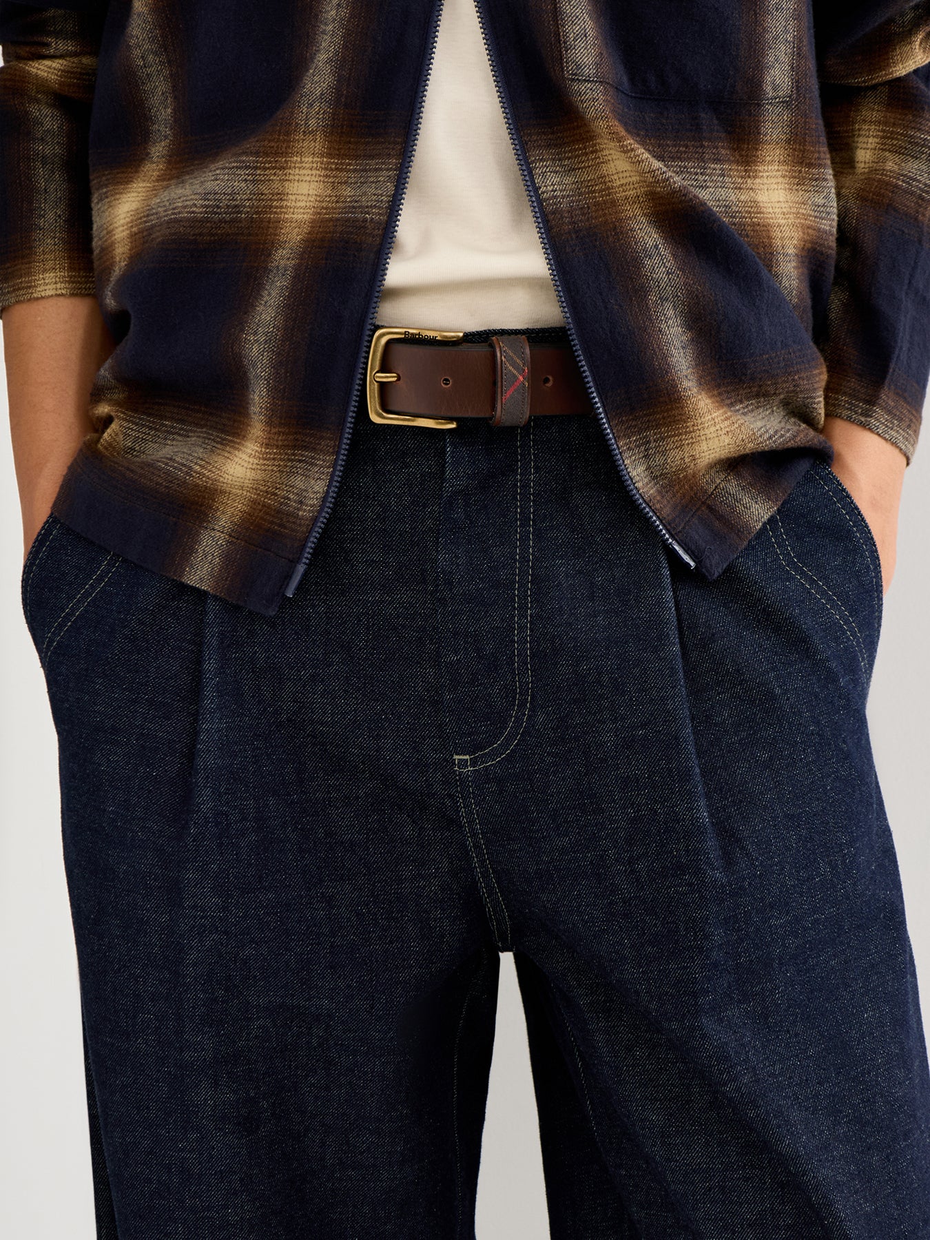 Barbour Esk Leather Belt