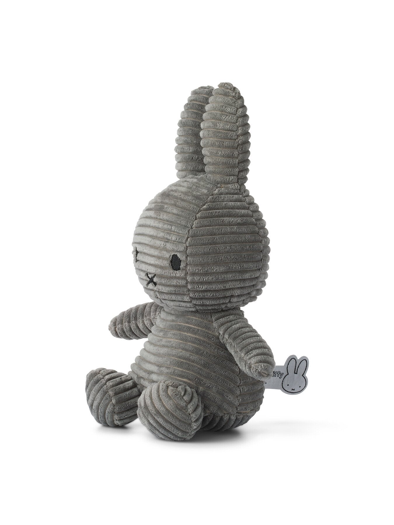 Miffy Corduroy Soft Toy Grey