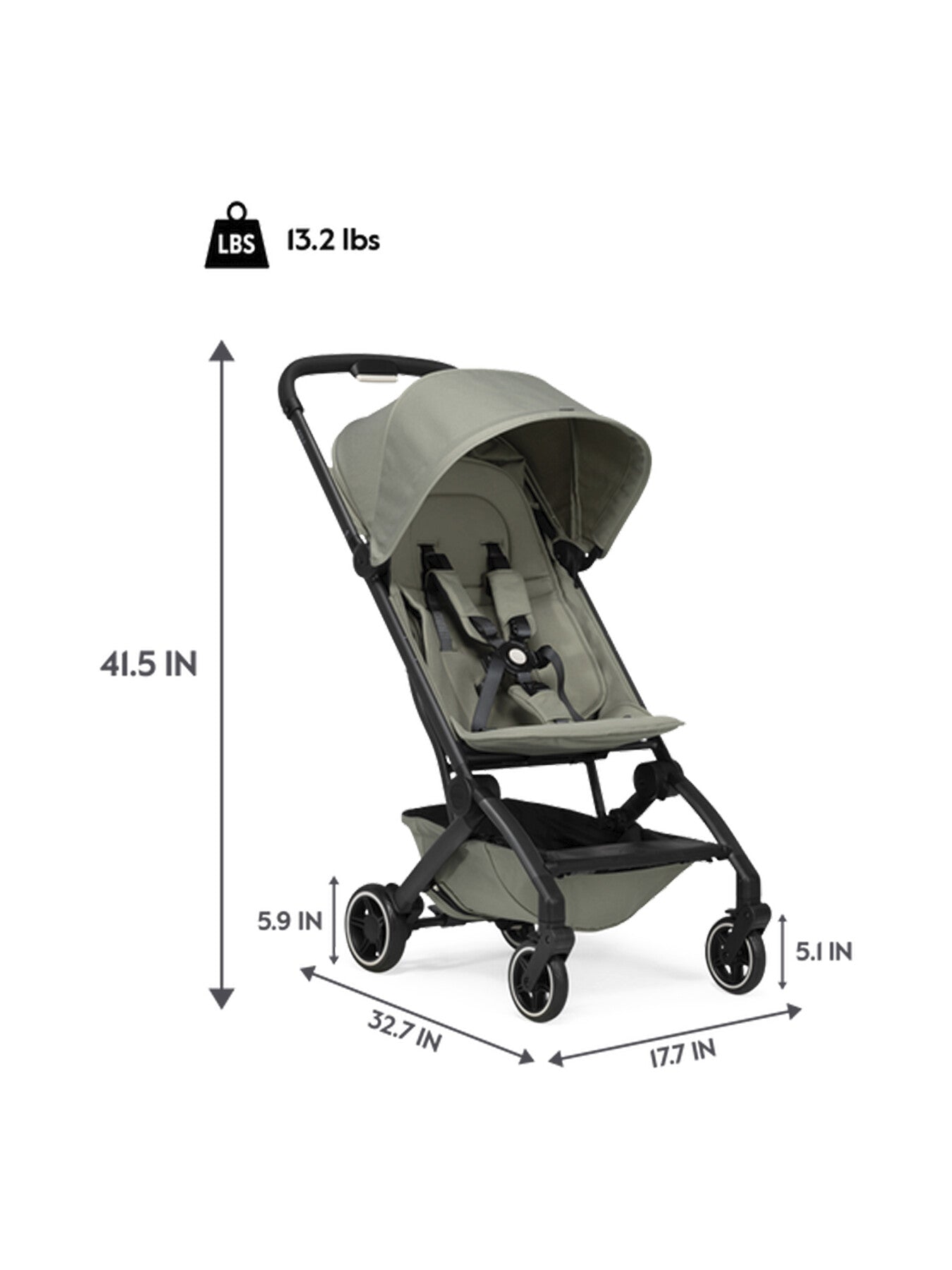 Joolz Aer Plus Buggy Sage Green