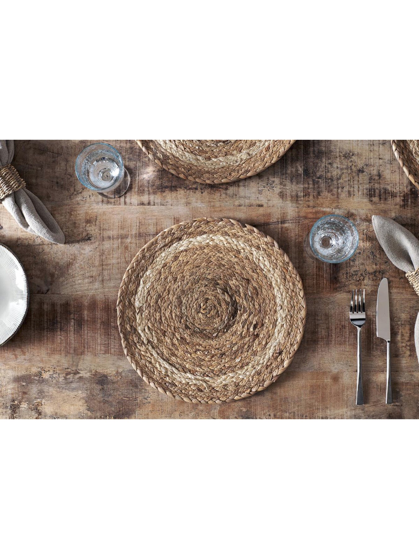 Lam Round Tablemats Set of 4