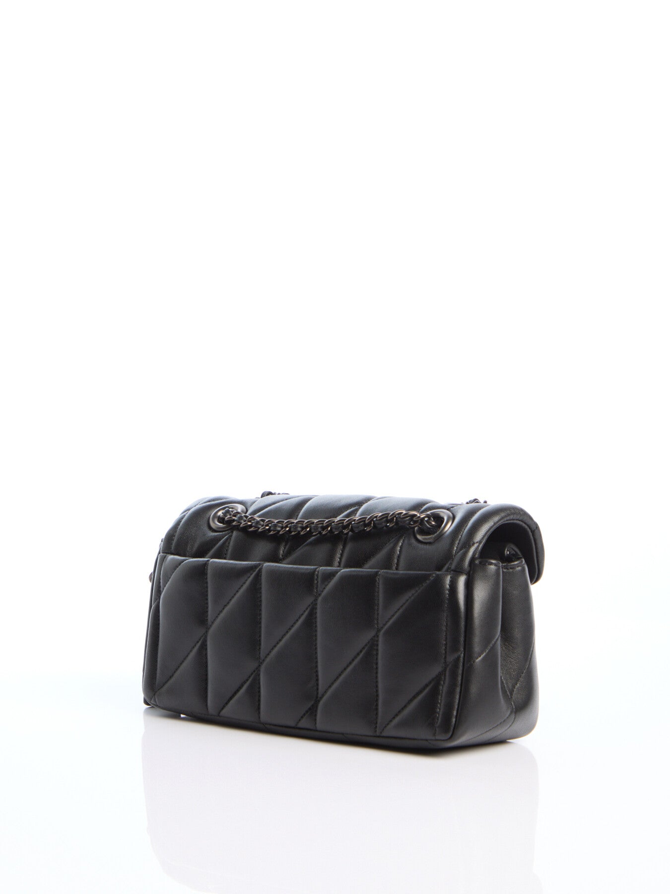 Quilted Tabby 20 Shoulder Bag Black