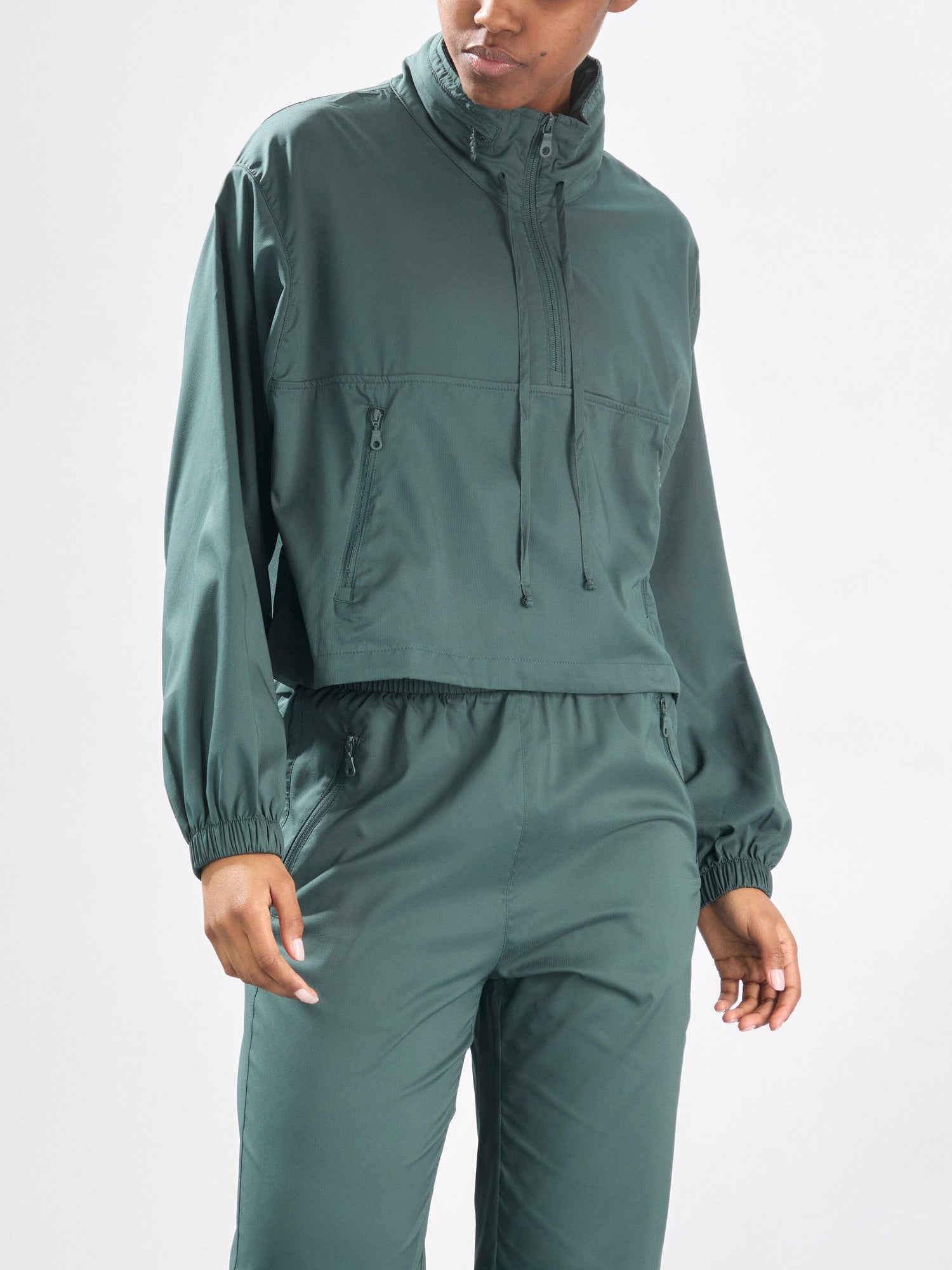 Huddle Half-Zip Windbreaker Jacket