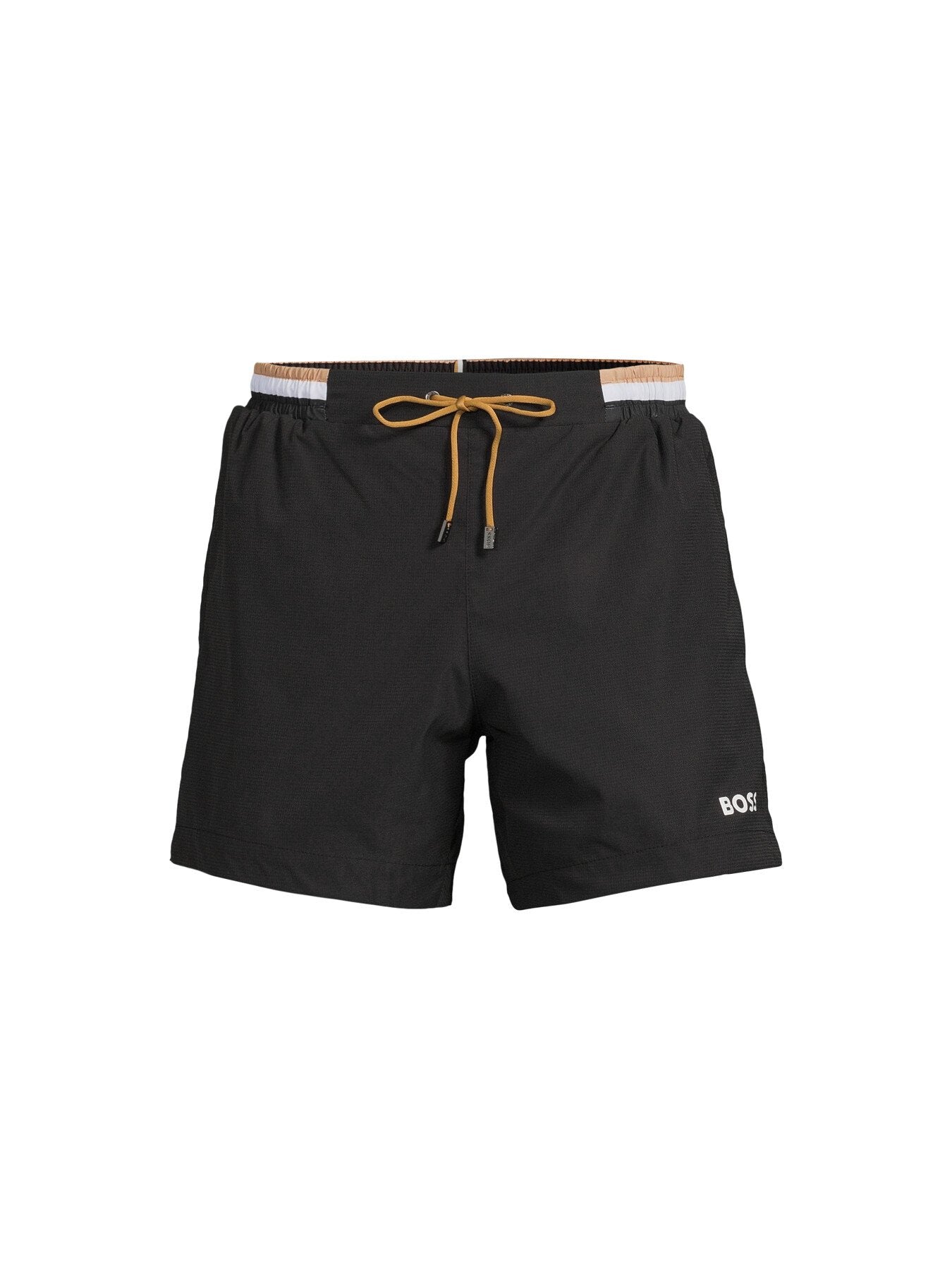 Swim Shorts With Contrast Logo