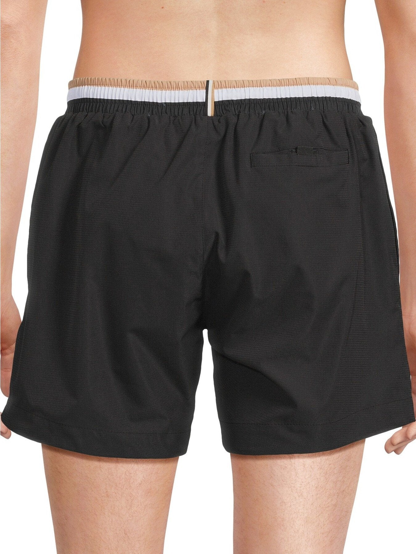 Swim Shorts With Contrast Logo