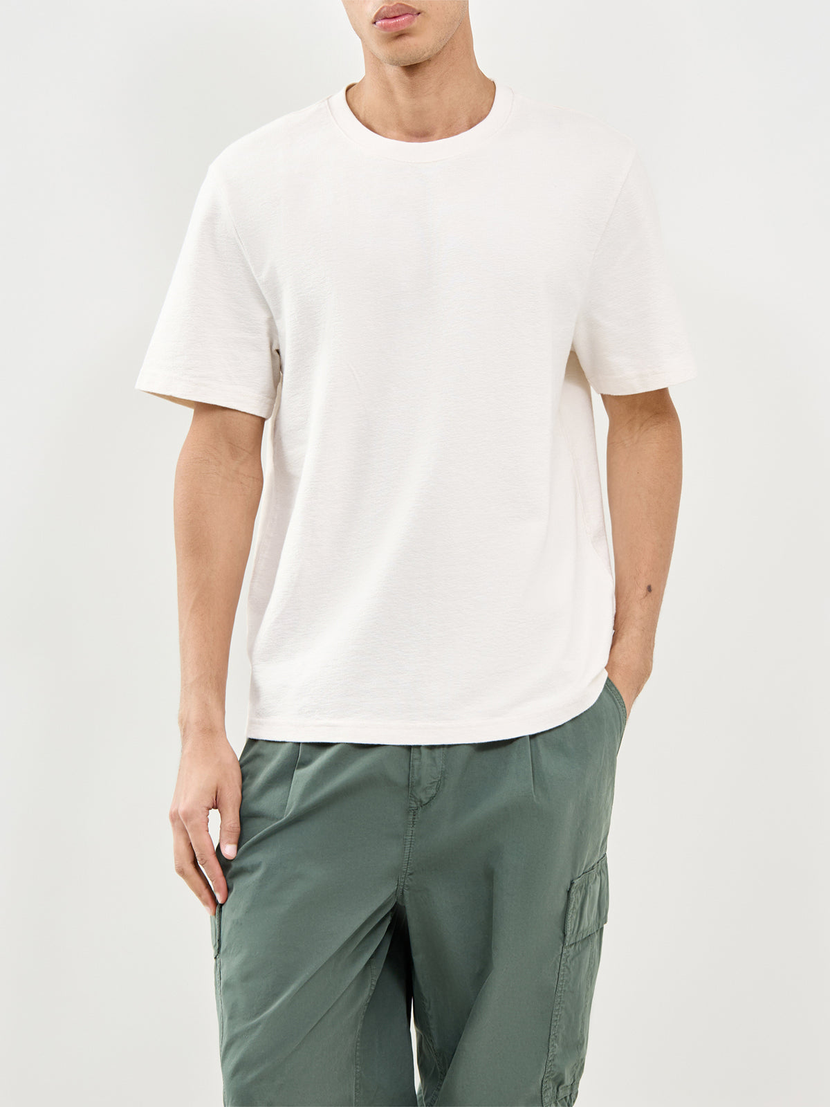 Dean Ss Tee Jolt Ecru
